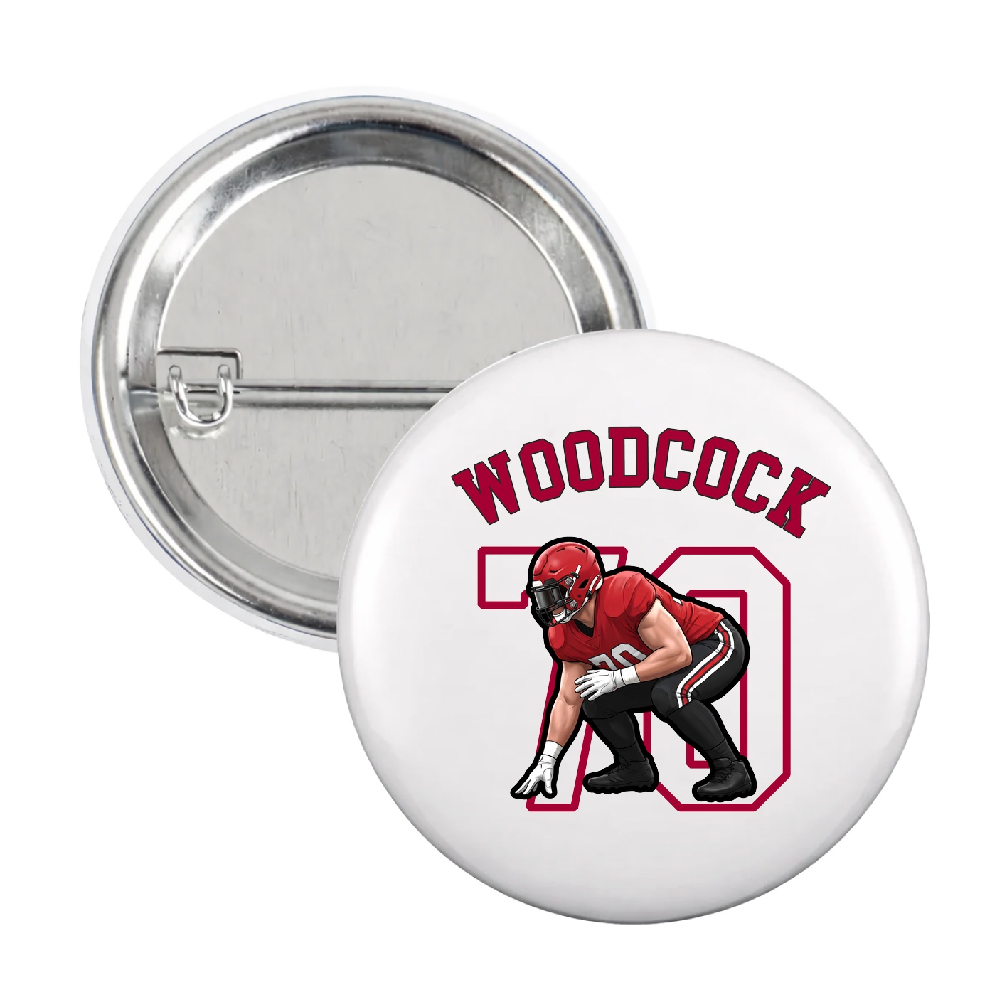 Game Day Button — Shirsey Arch in White
