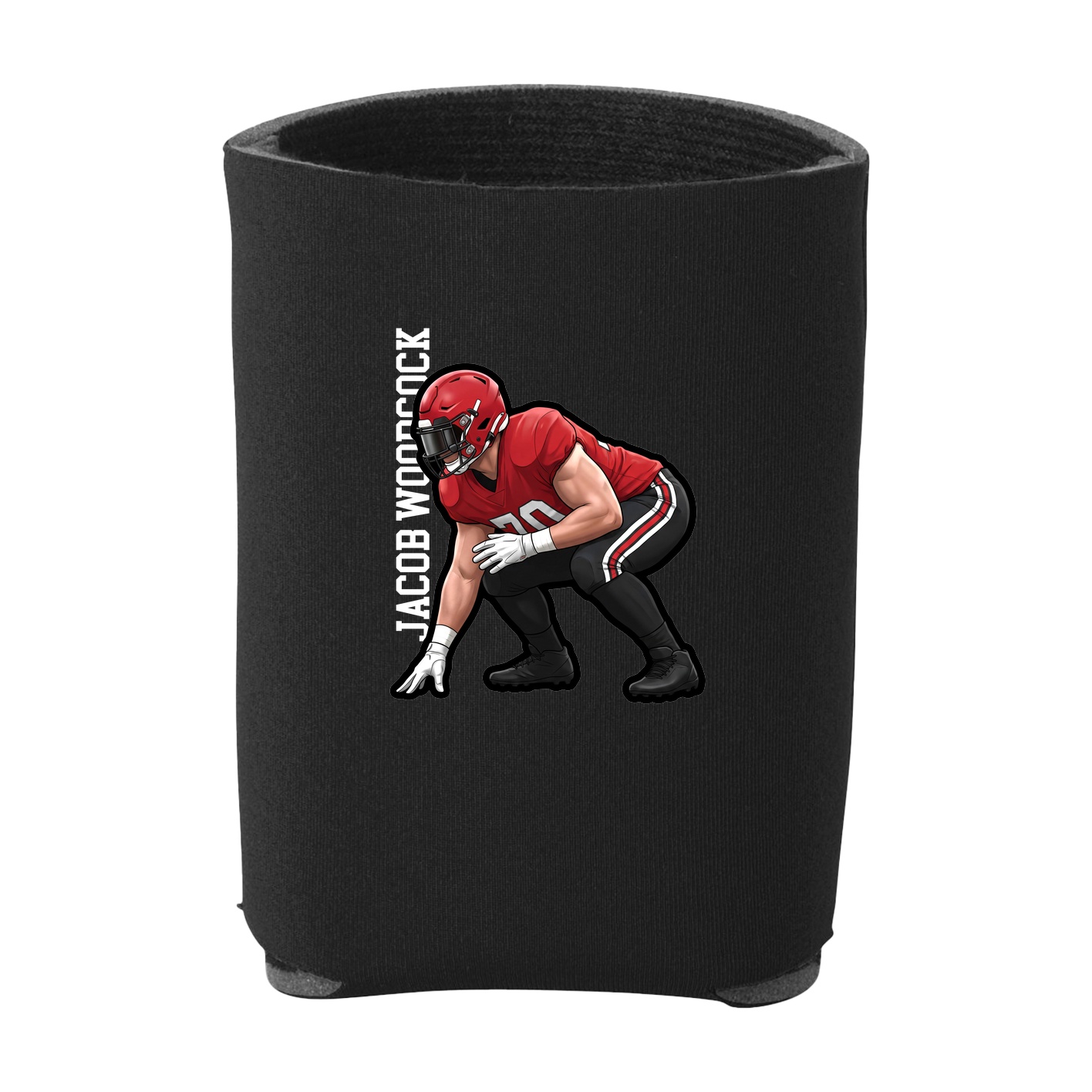 Can Holder — Name Vertical in Black