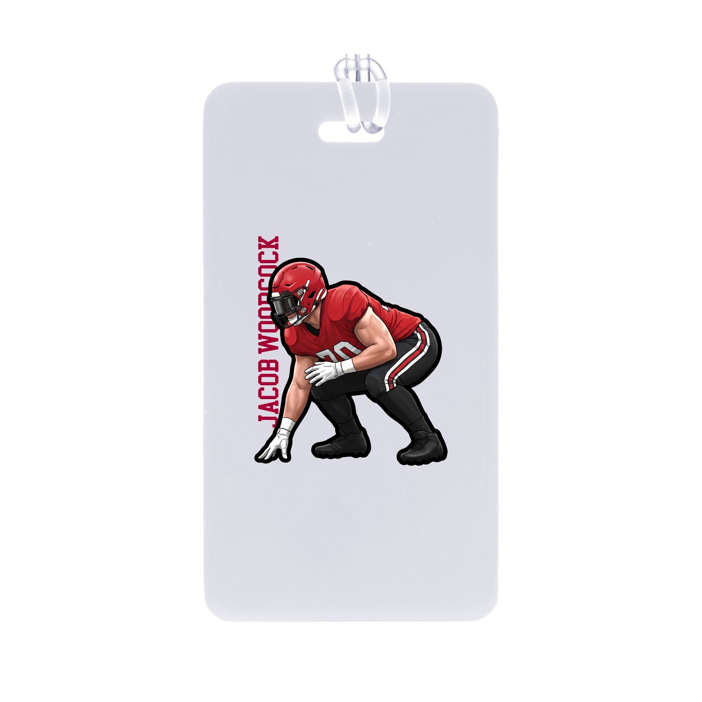 Bag Tag — Name Vertical in Classic
