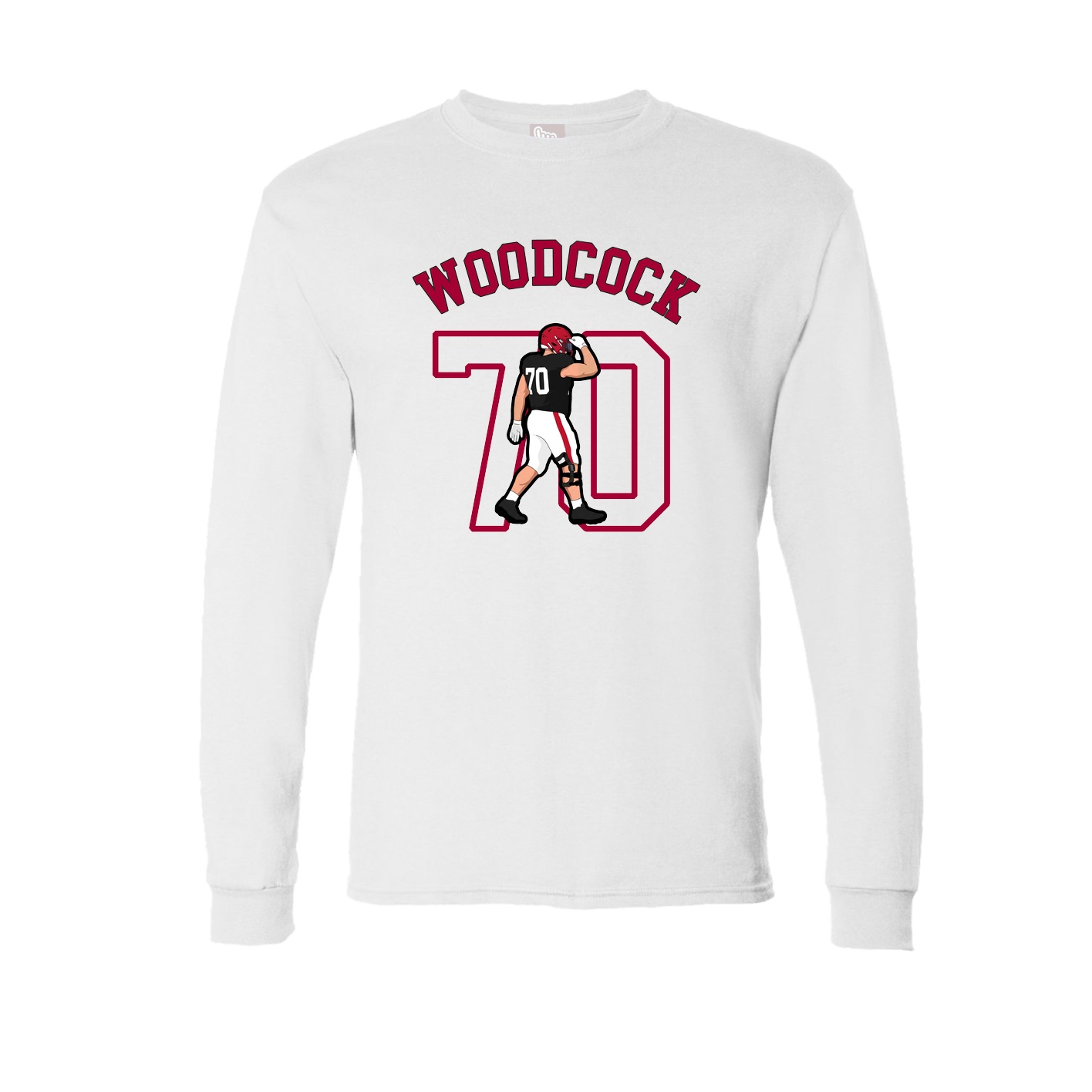 Long Sleeve Tee — Shirsey Arch in White