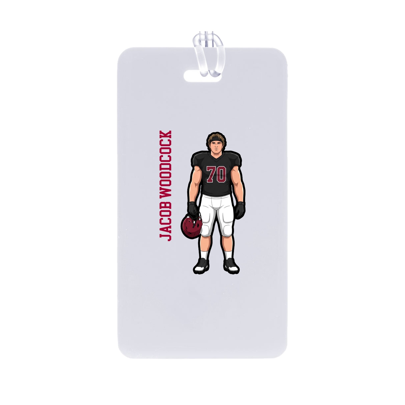 Bag Tag — Name Vertical in Classic