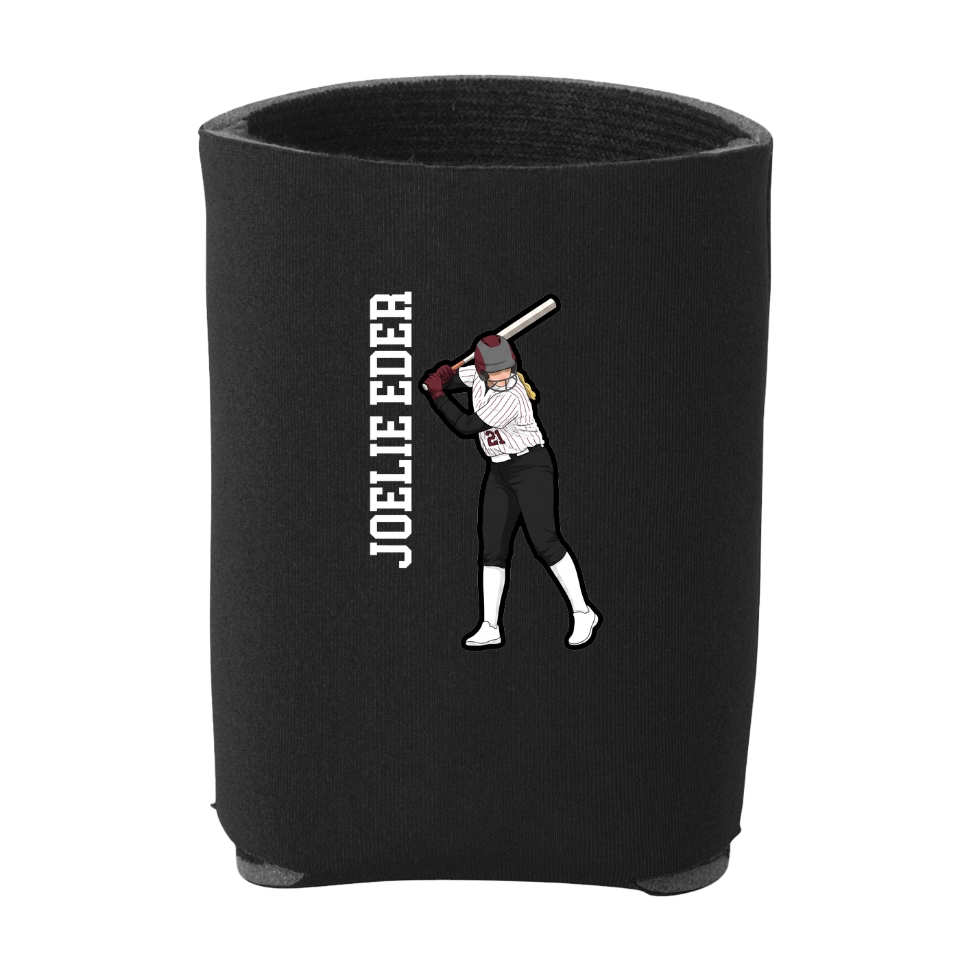 Can Holder — Name Vertical in Black