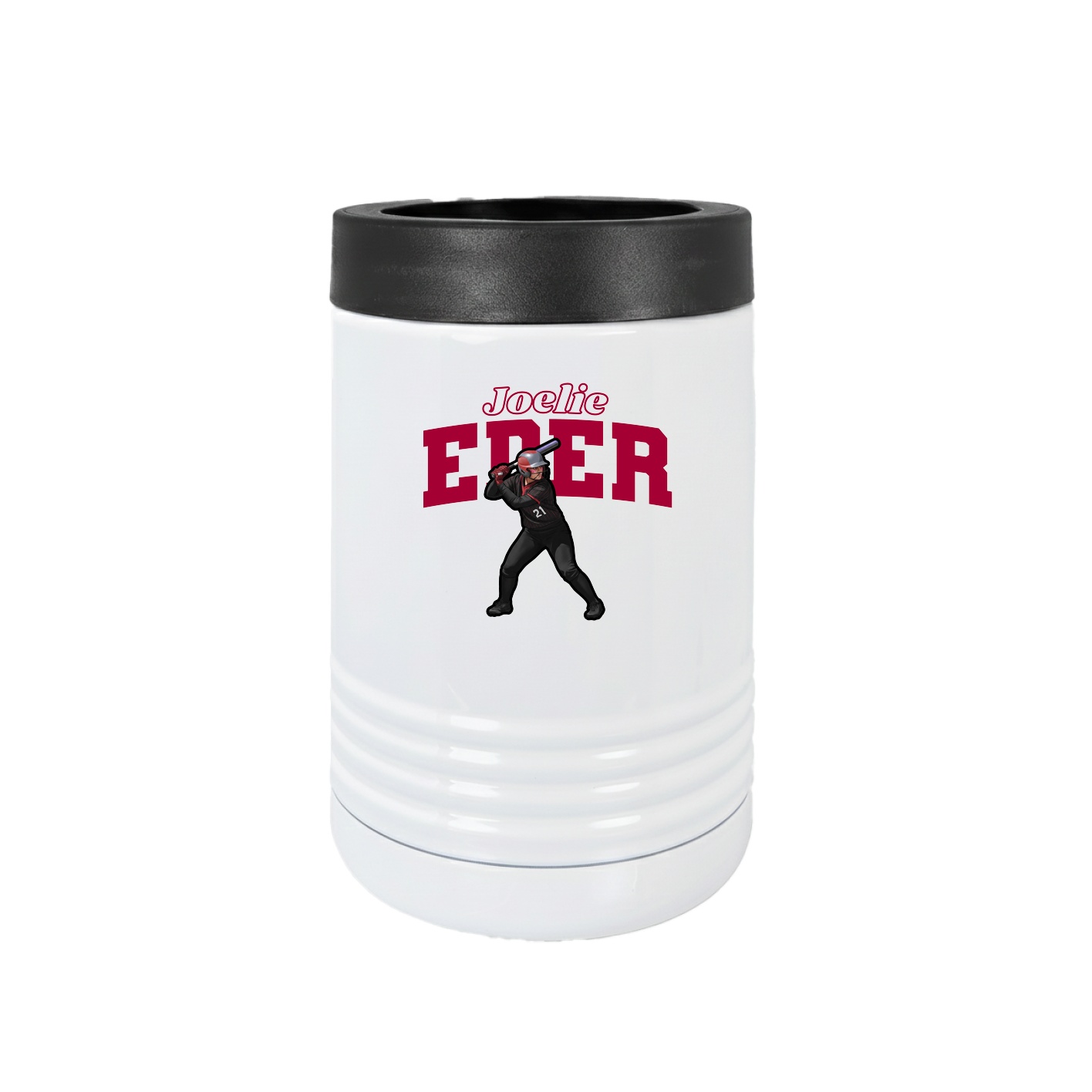 Beverage Holder — Name Arch in White