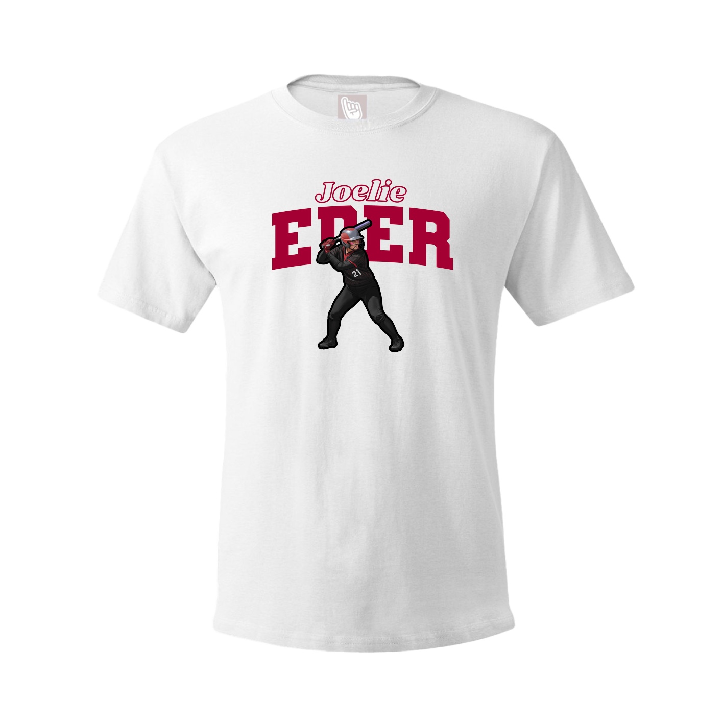 Tee — Name Arch in White
