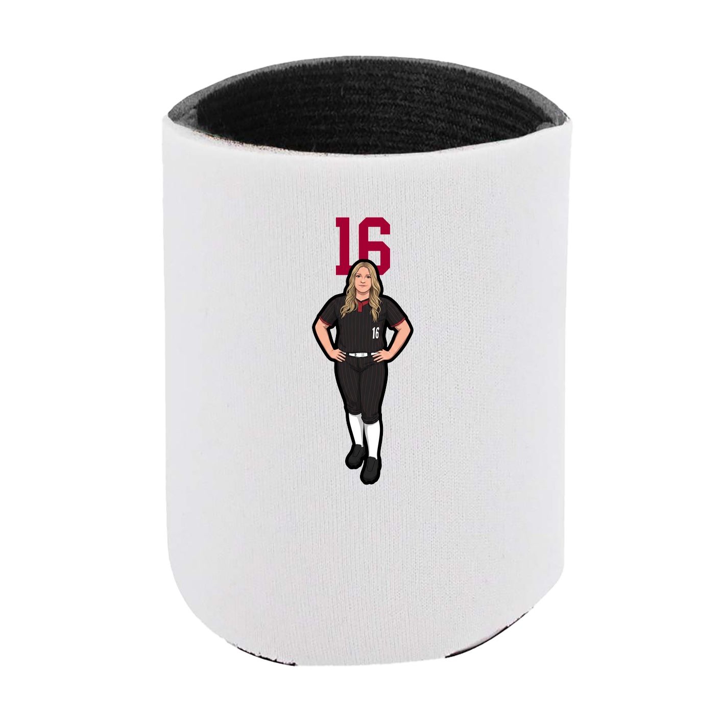 Can Holder — Number Top in White