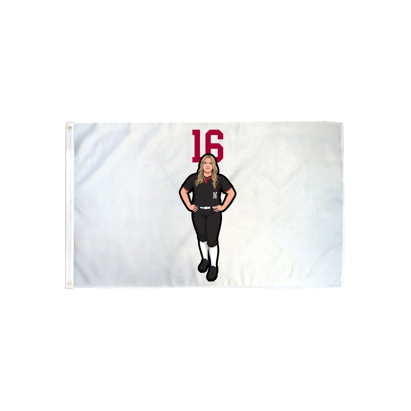 3x5 Flag — Number Top in Classic