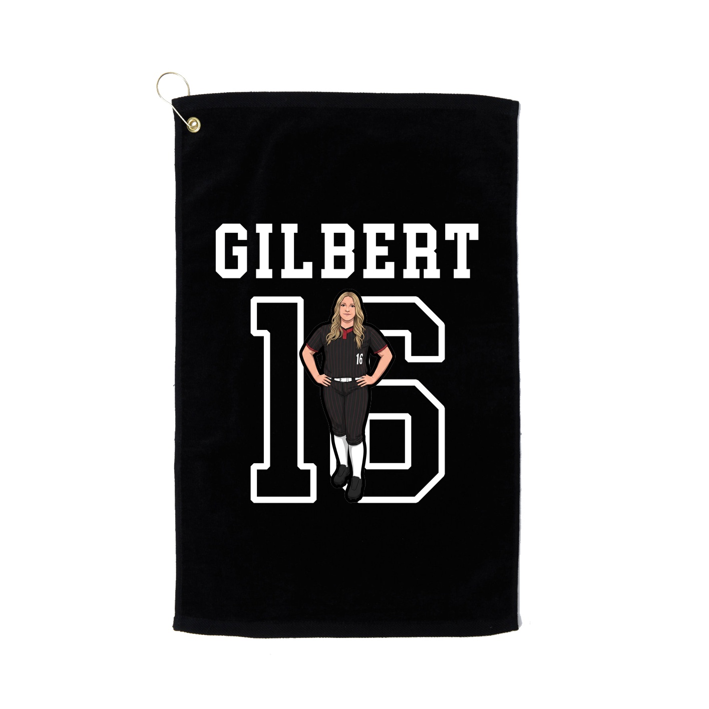 Golf Towel — Shirsey in Black
