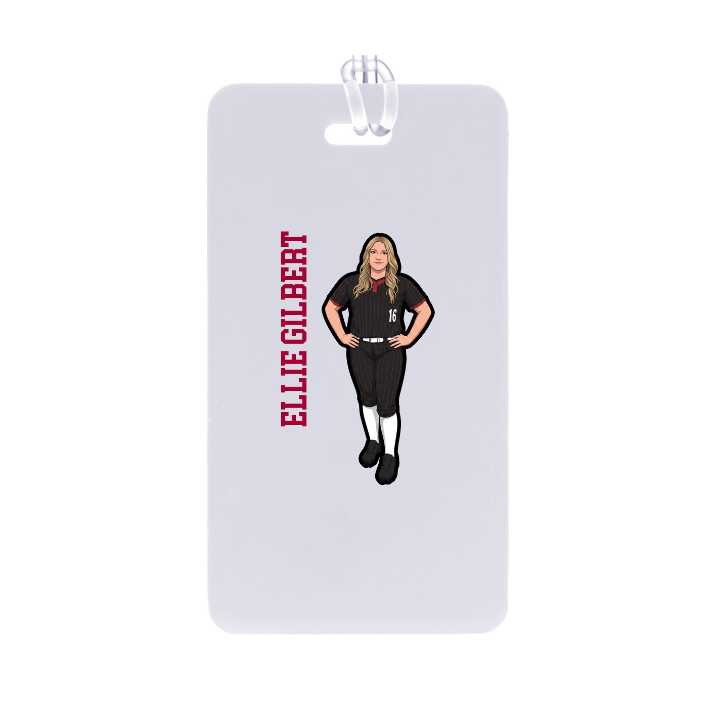 Bag Tag — Name Vertical in Classic