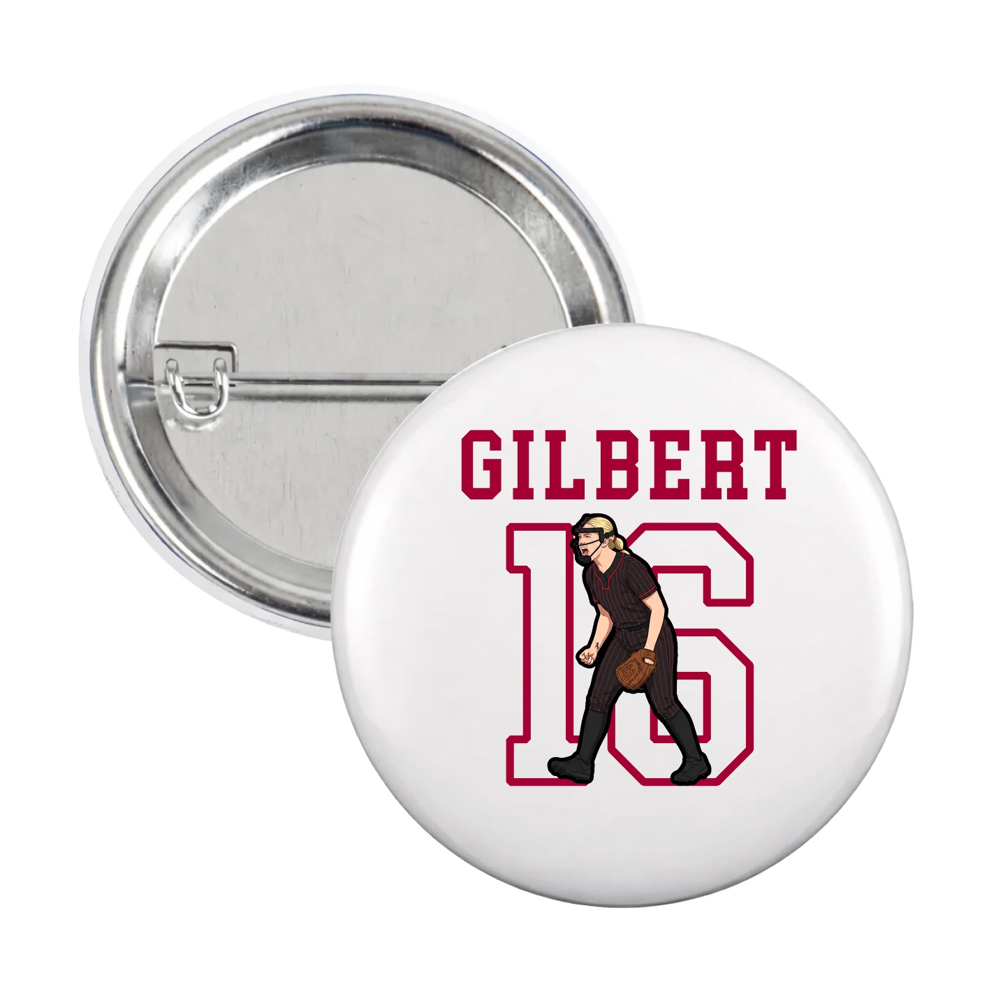 Game Day Button — Shirsey in White