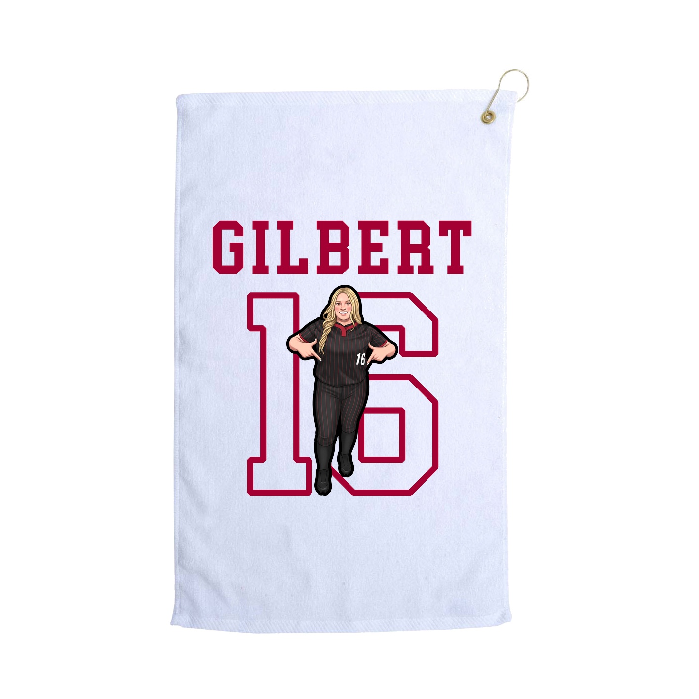 Golf Towel — Shirsey in White