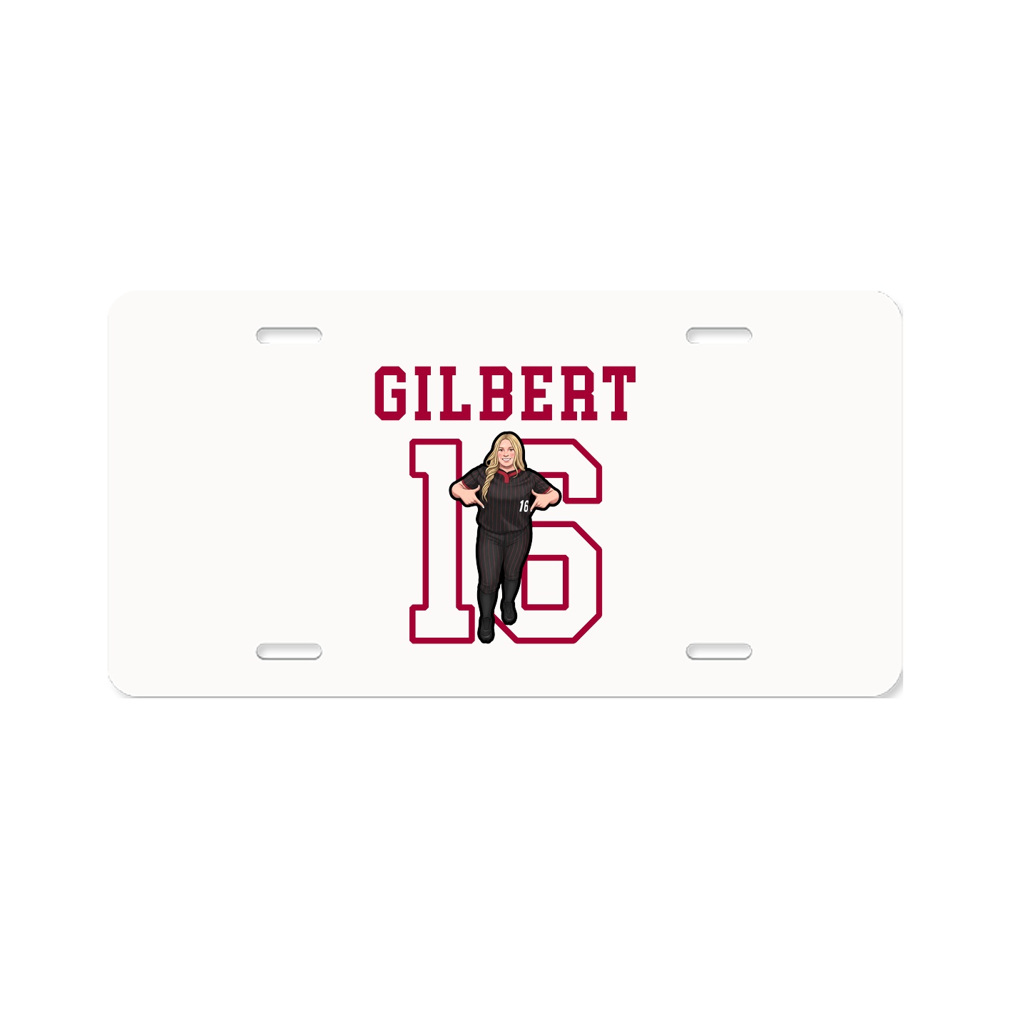 License Plate — Shirsey in Classic