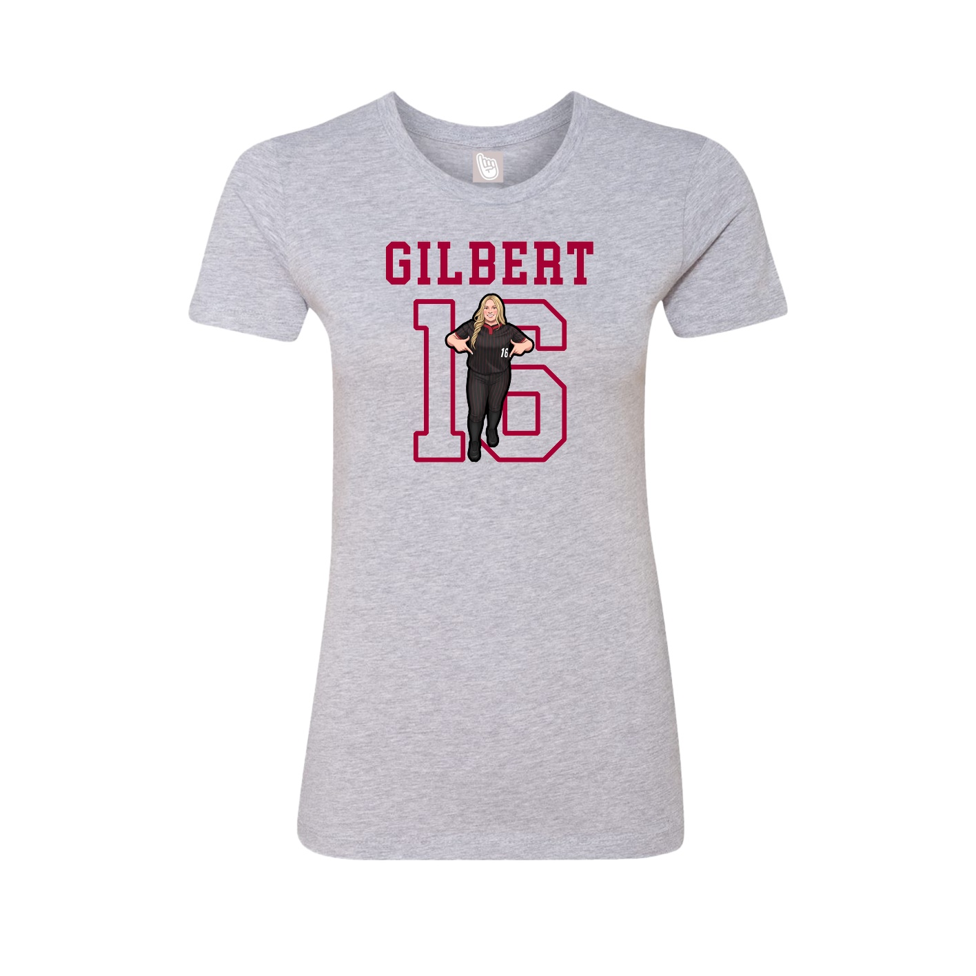 Fitted Women's Tee — Shirsey in Grey