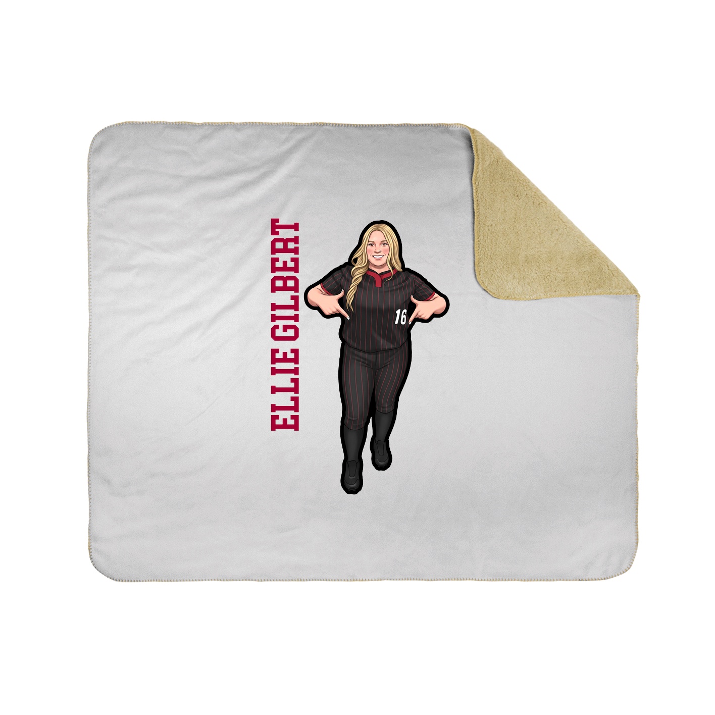 50x60 Sherpa Lined Throw Blanket