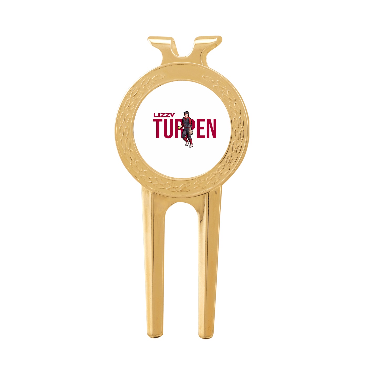 Divot Tool with Ball Marker — Player Name in Classic