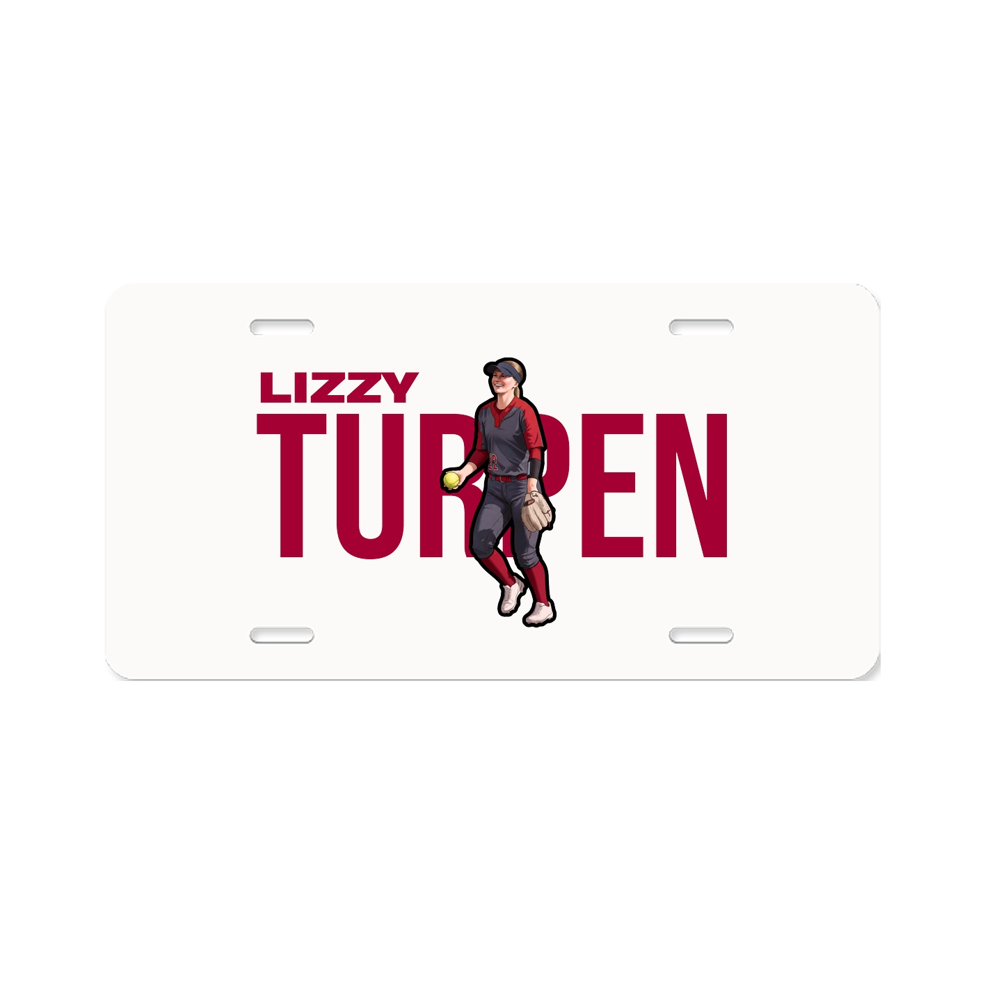 License Plate — Player Name in Classic