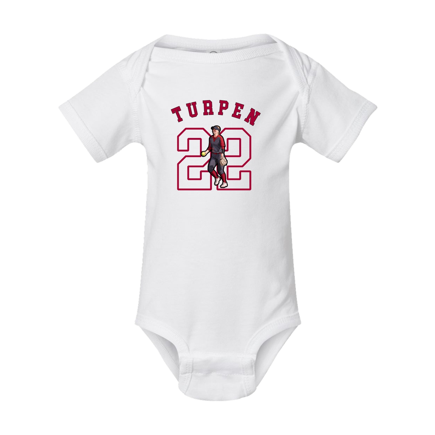 Baby Onesie — Shirsey Arch in White
