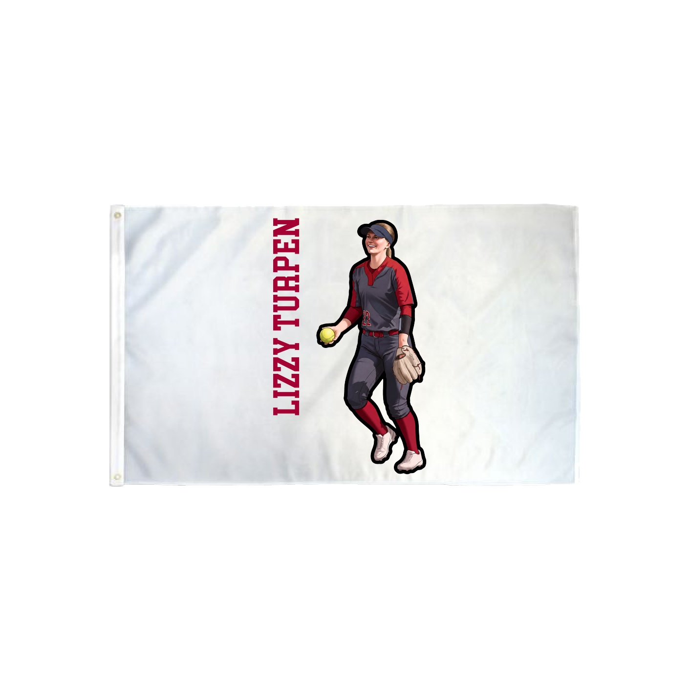 3x5 Flag — Name Vertical in Classic