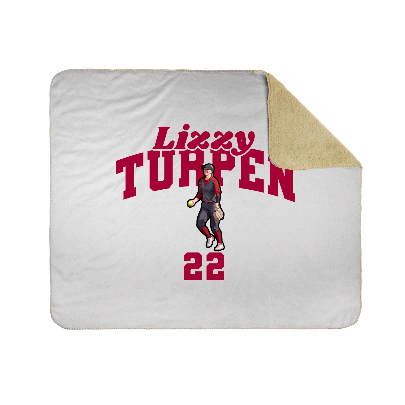 Throw Blanket — Signature Arch in White