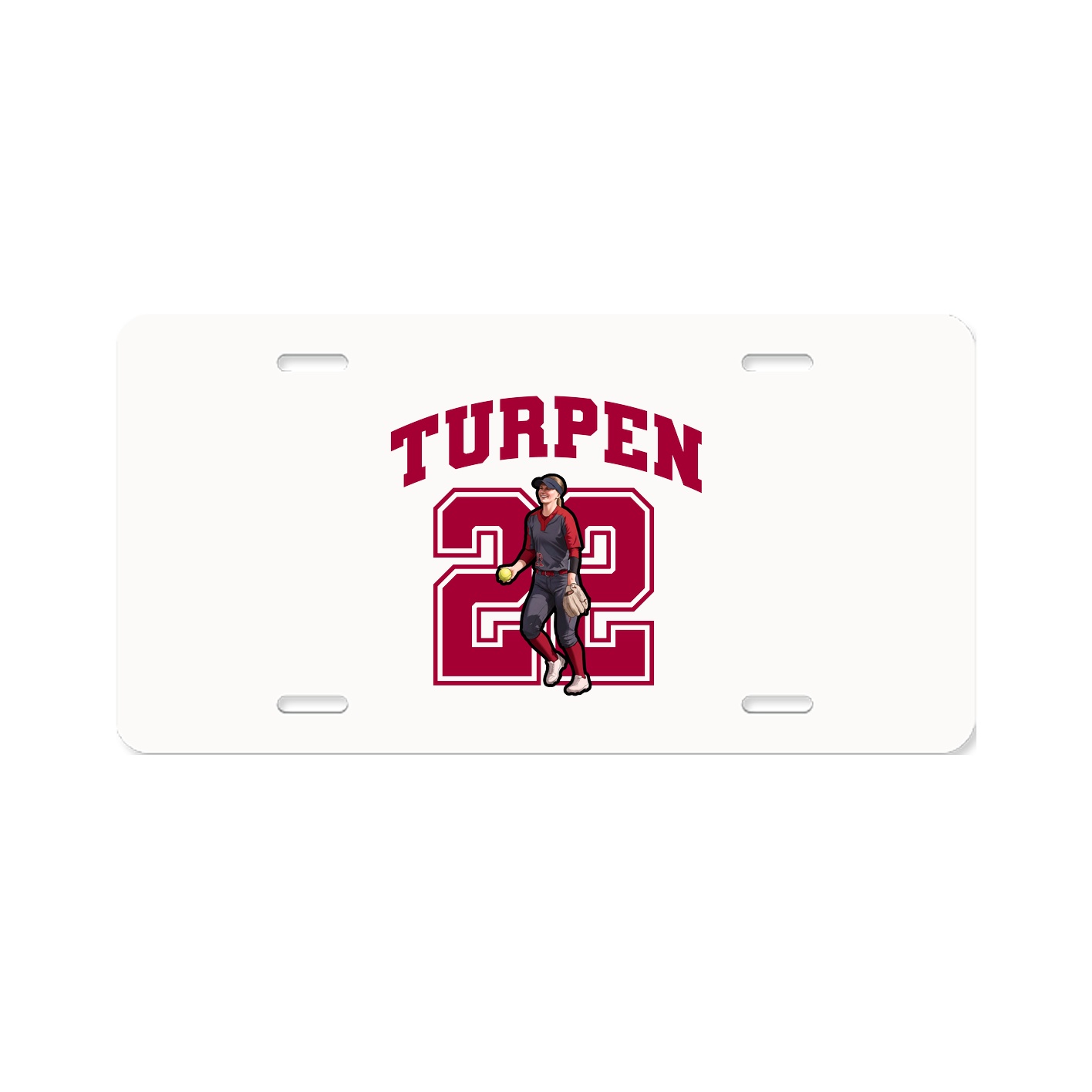 License Plate — Number in Classic
