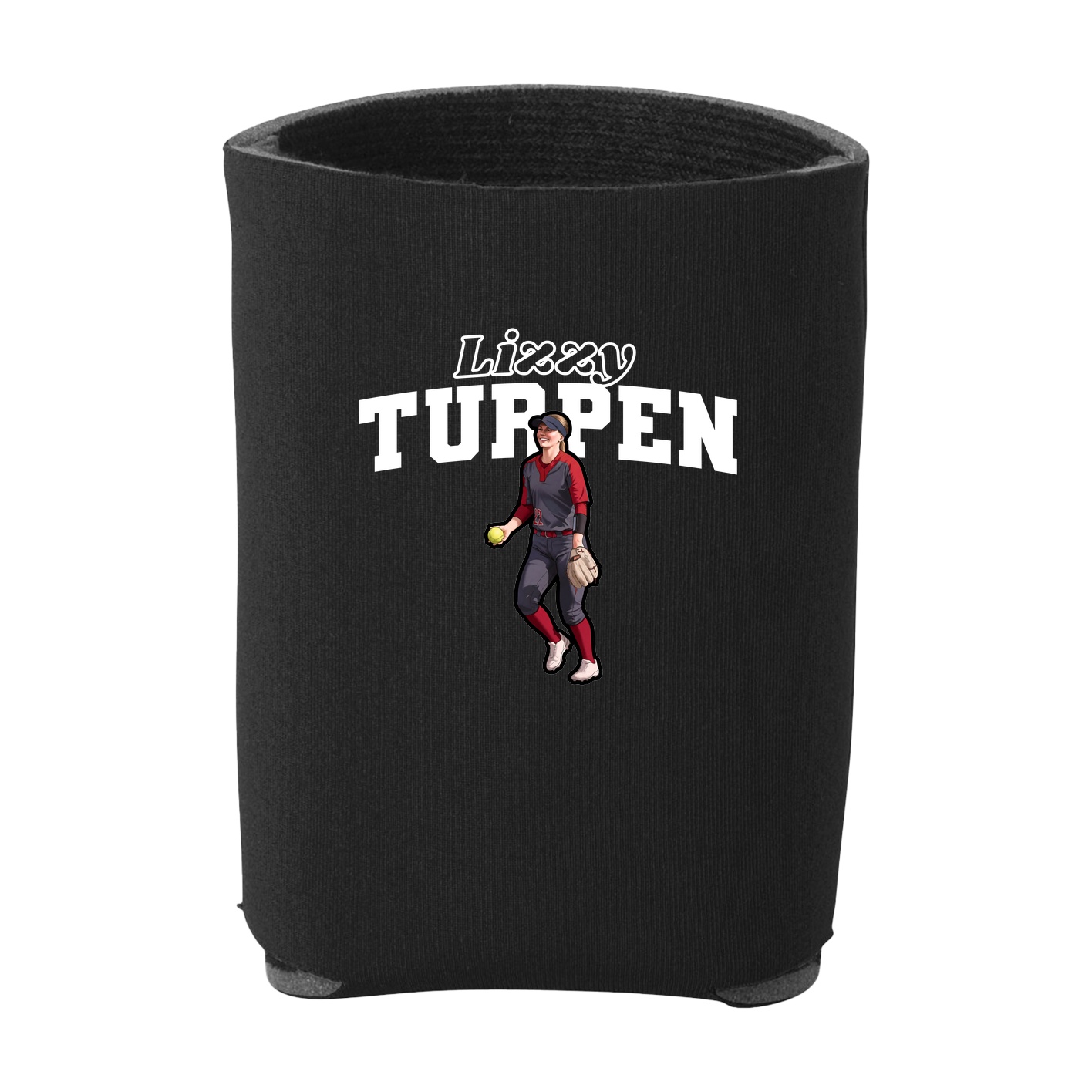 Can Holder — Name Arch in Black
