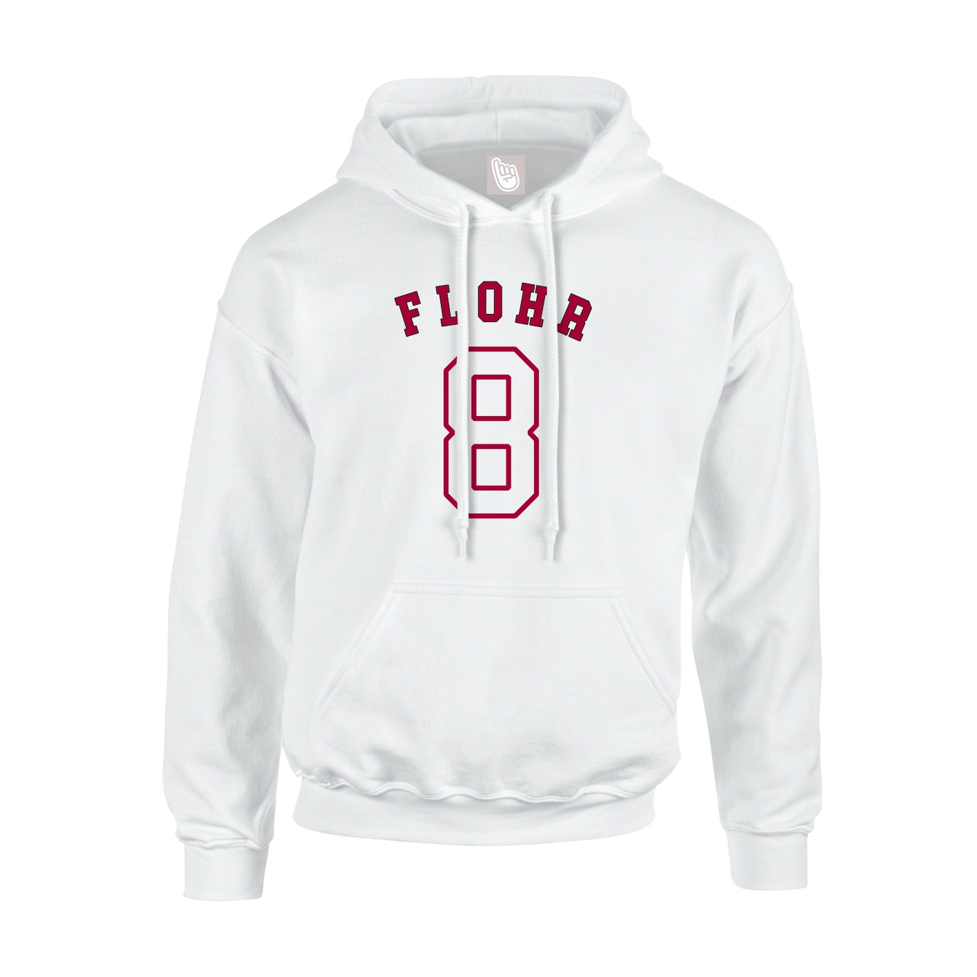 Hoodie — Shirsey Arch in White