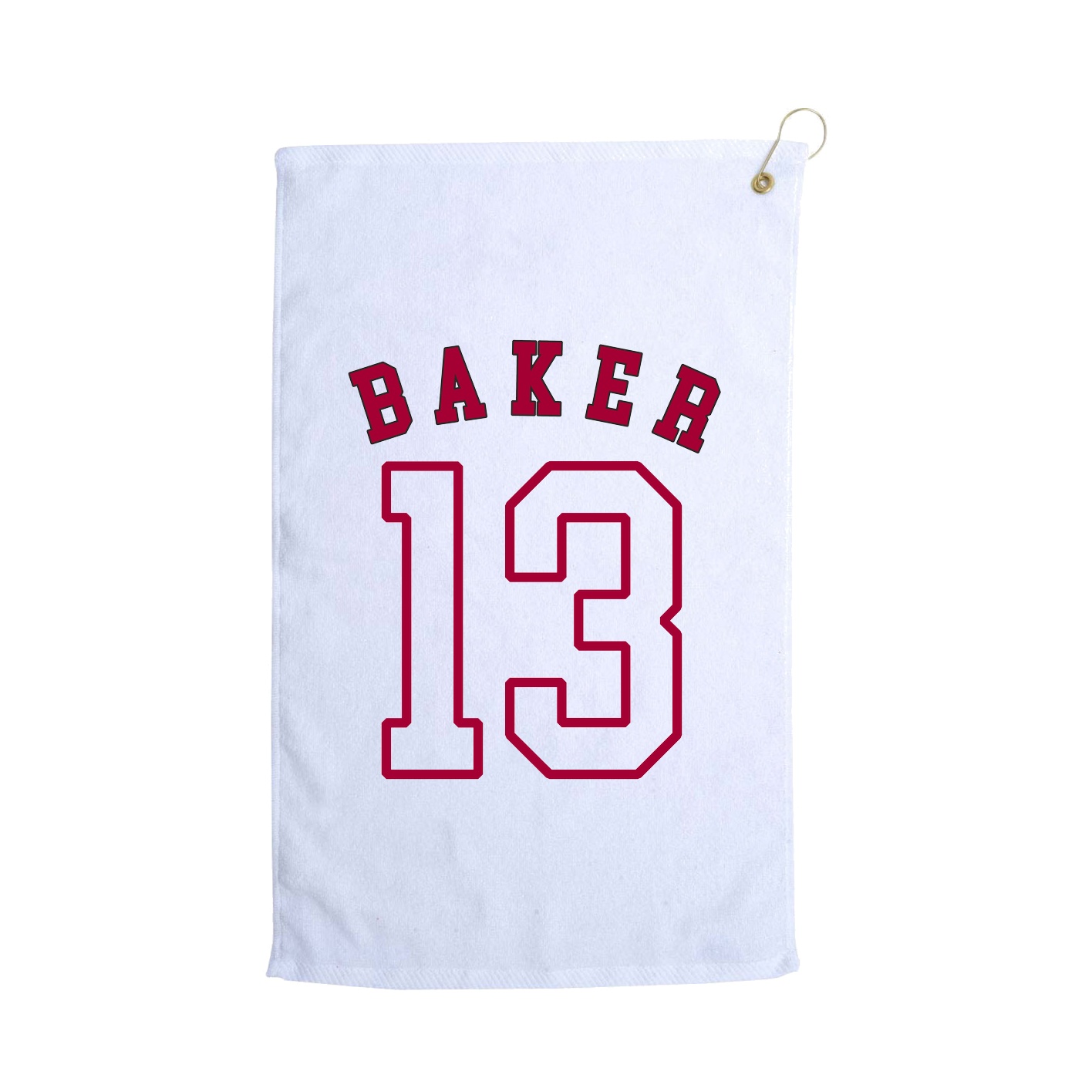 Golf Towel — Shirsey Arch in White