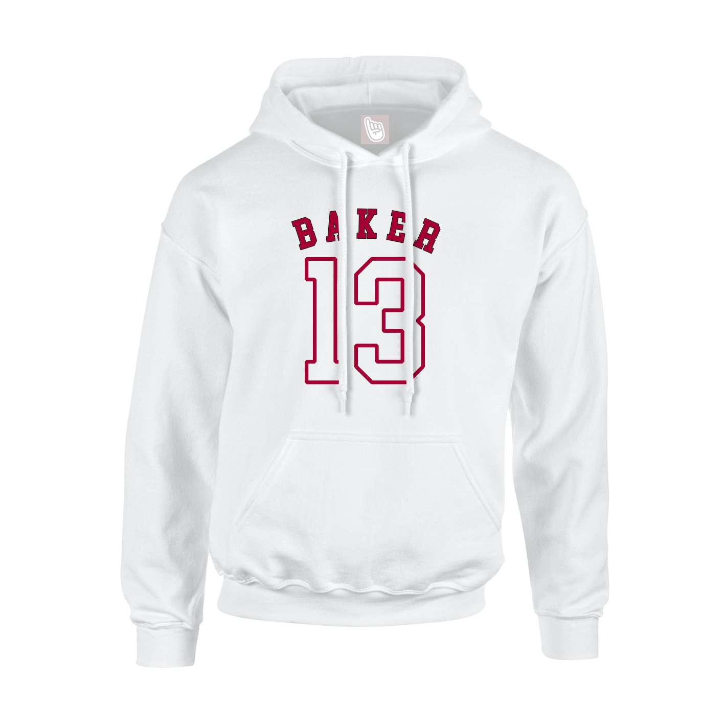 Hoodie — Shirsey Arch in White