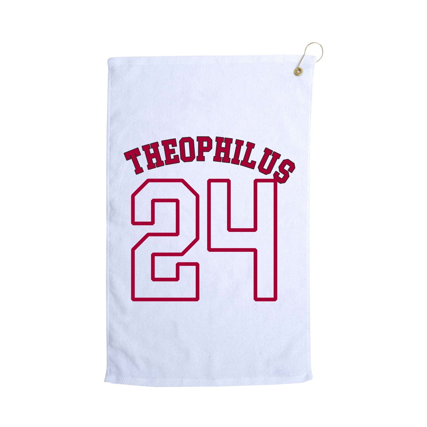 Golf Towel — Shirsey Arch in White