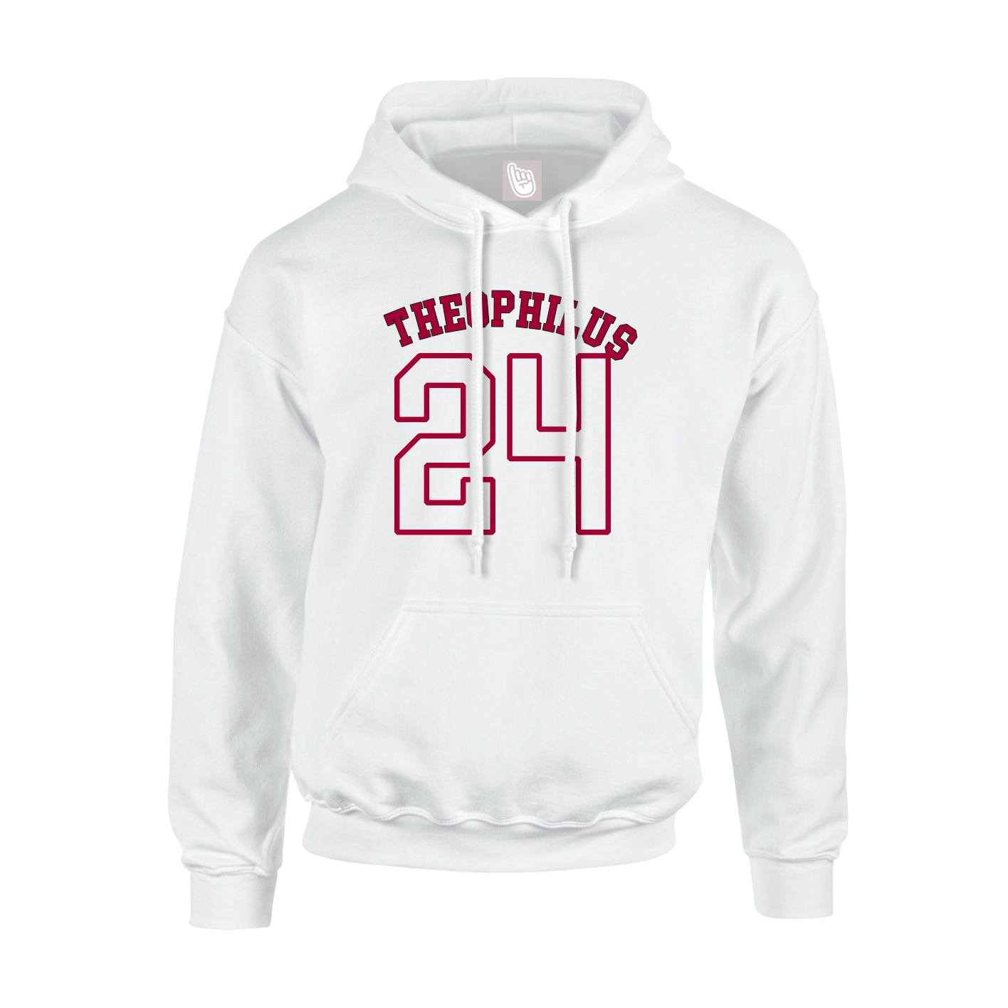 Youth Hoodie — Shirsey Arch in White