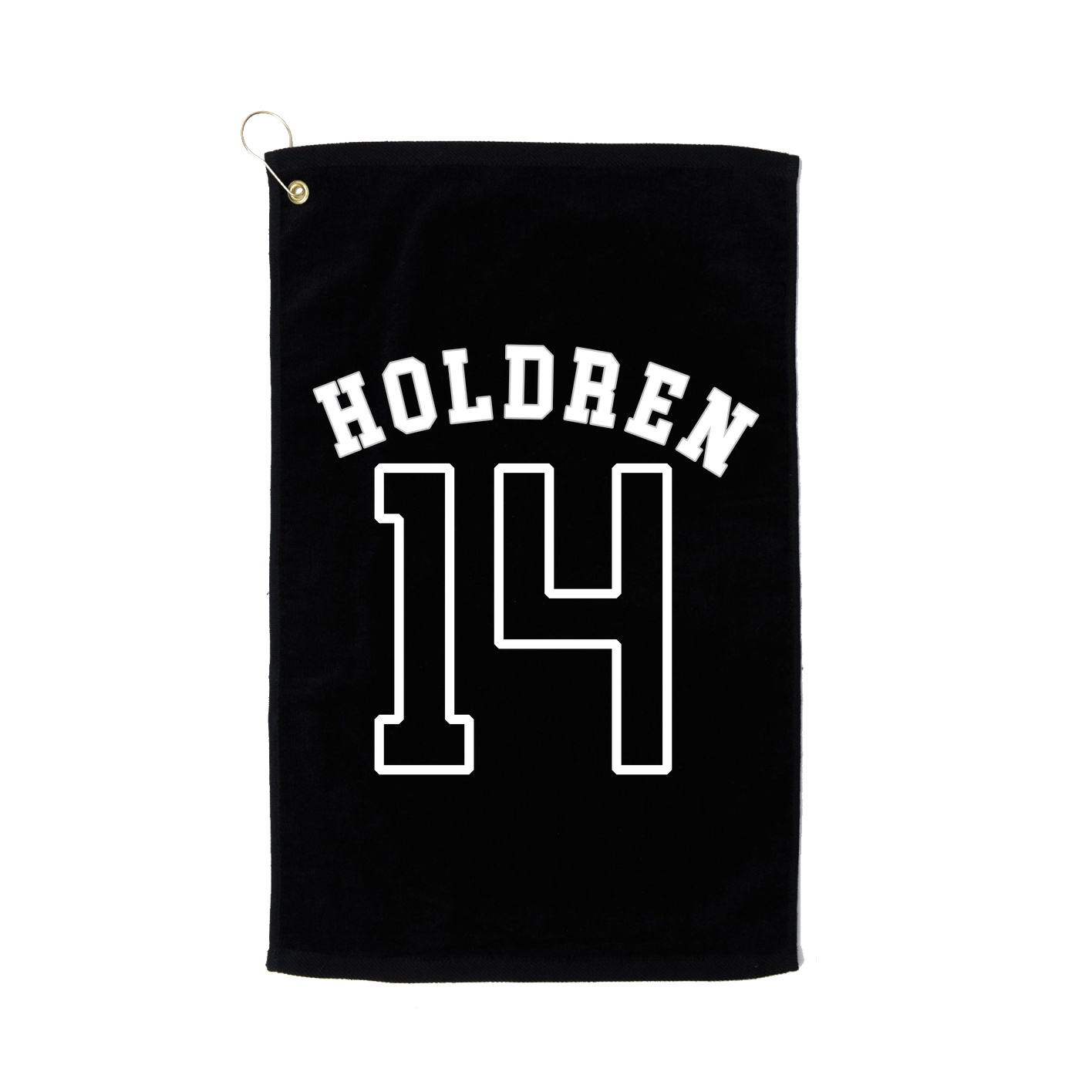 Golf Towel — Shirsey Arch in Black