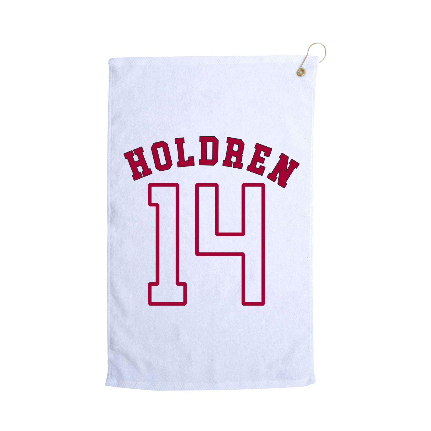 Golf Towel — Shirsey Arch in White