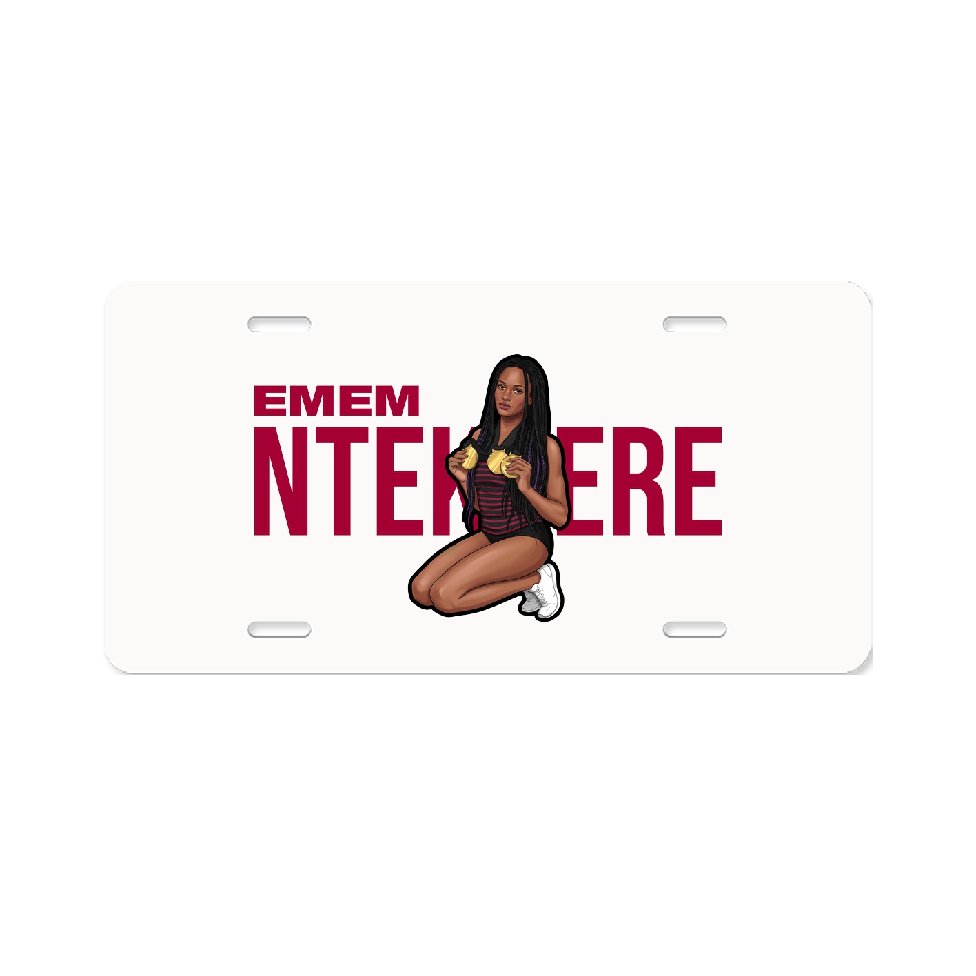 License Plate — Player Name in Classic