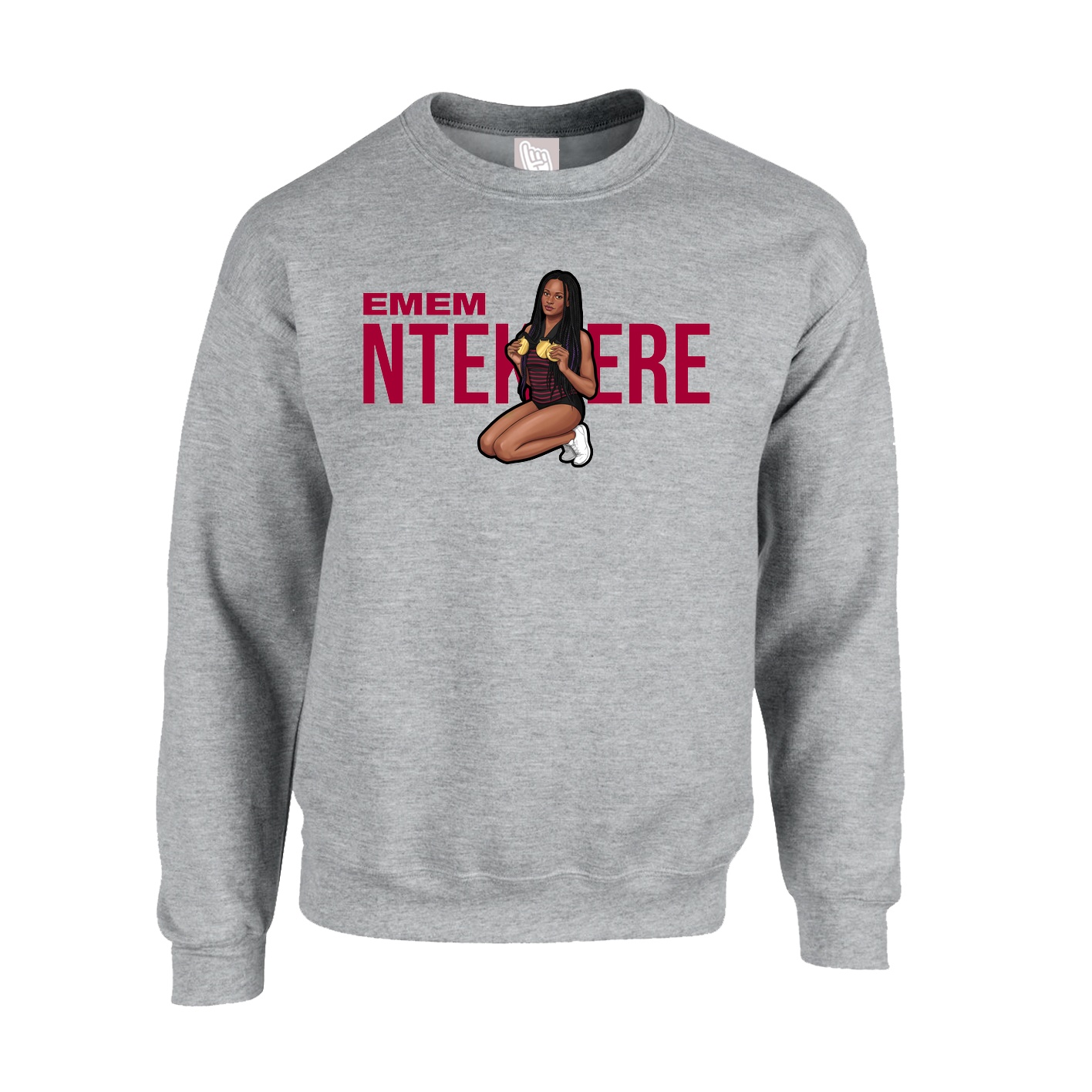Fleece Crew — Player Name in Grey