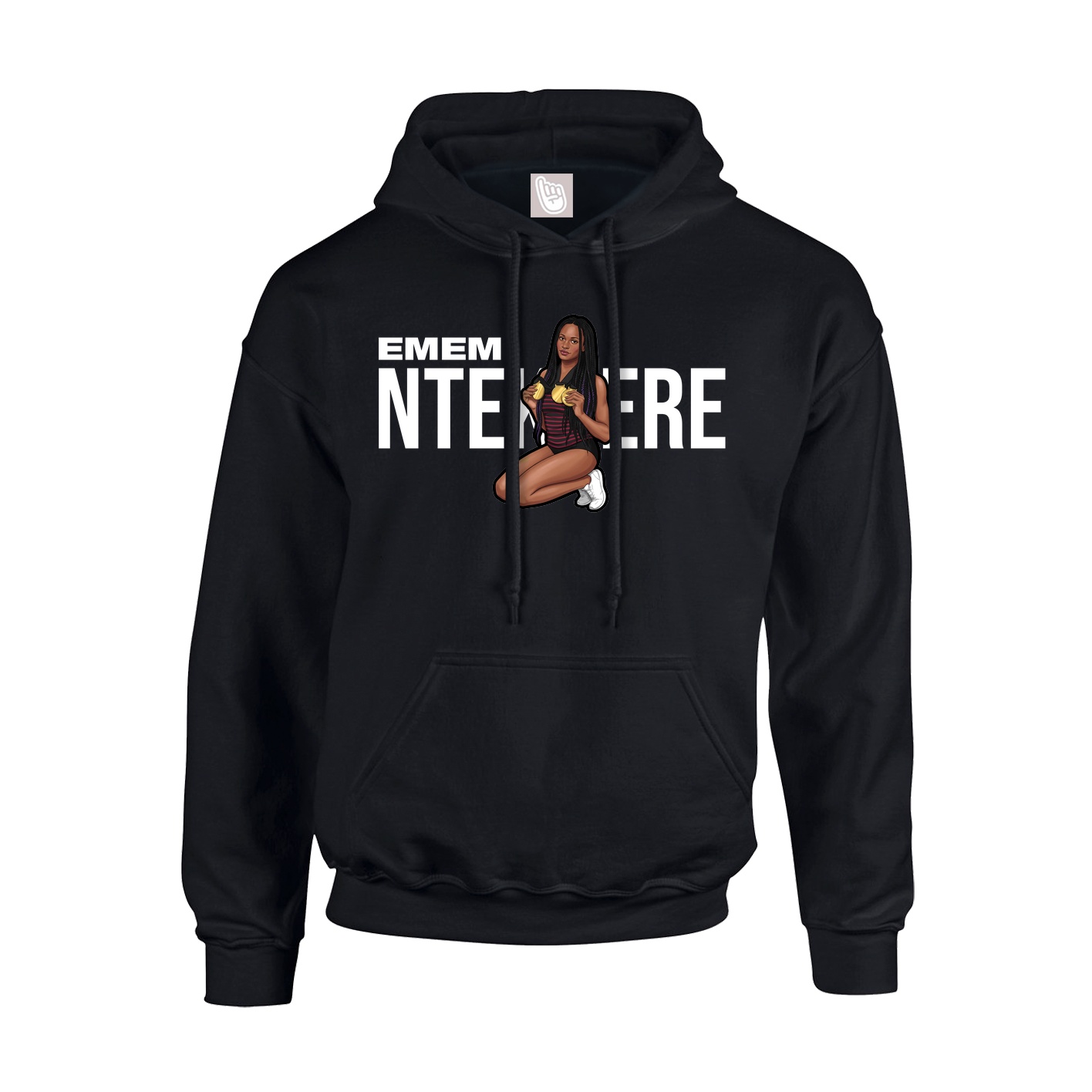 Youth Hoodie — Player Name in Black