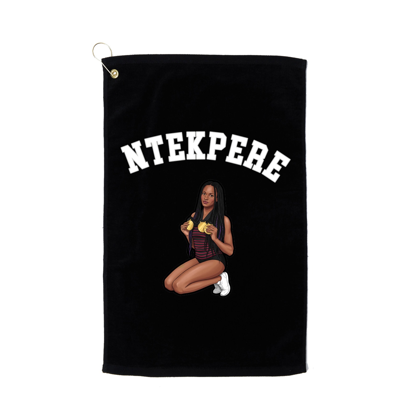 Golf Towel — Shirsey Arch in Black