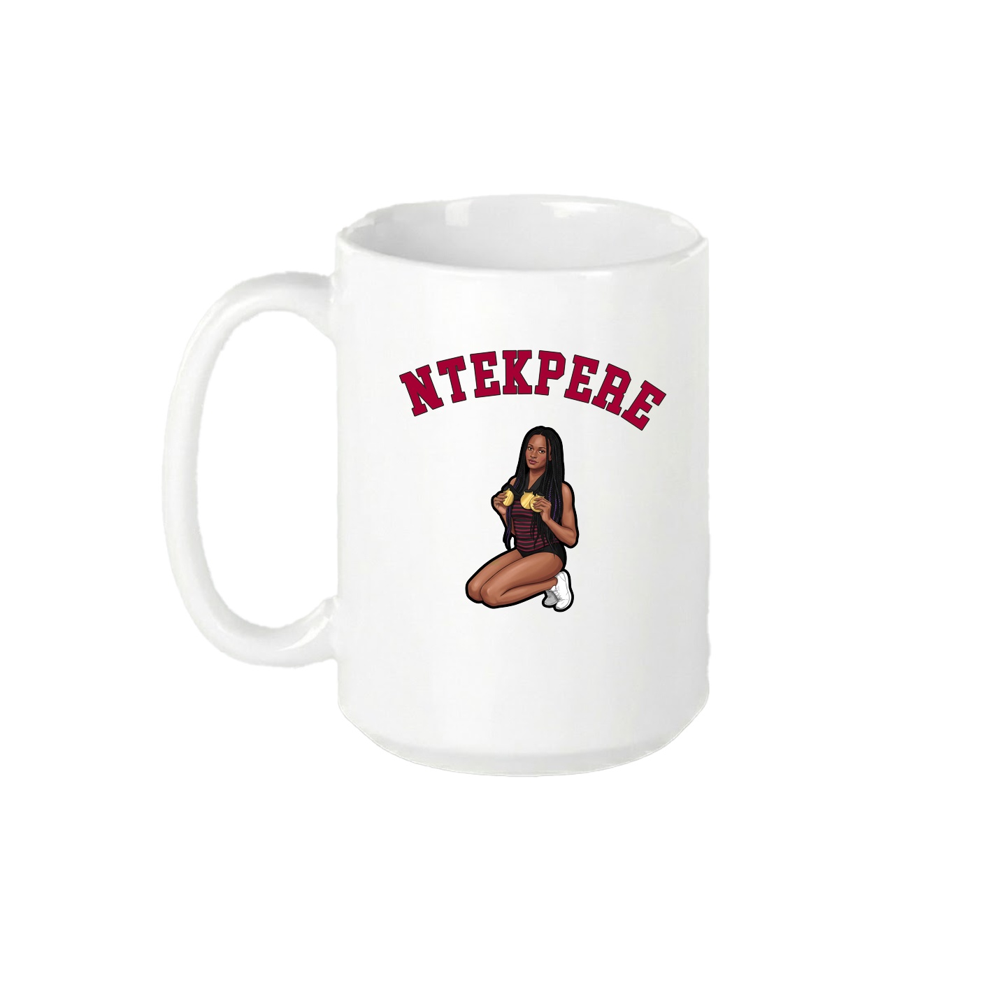 15oz Coffee Mug — Shirsey Arch in White