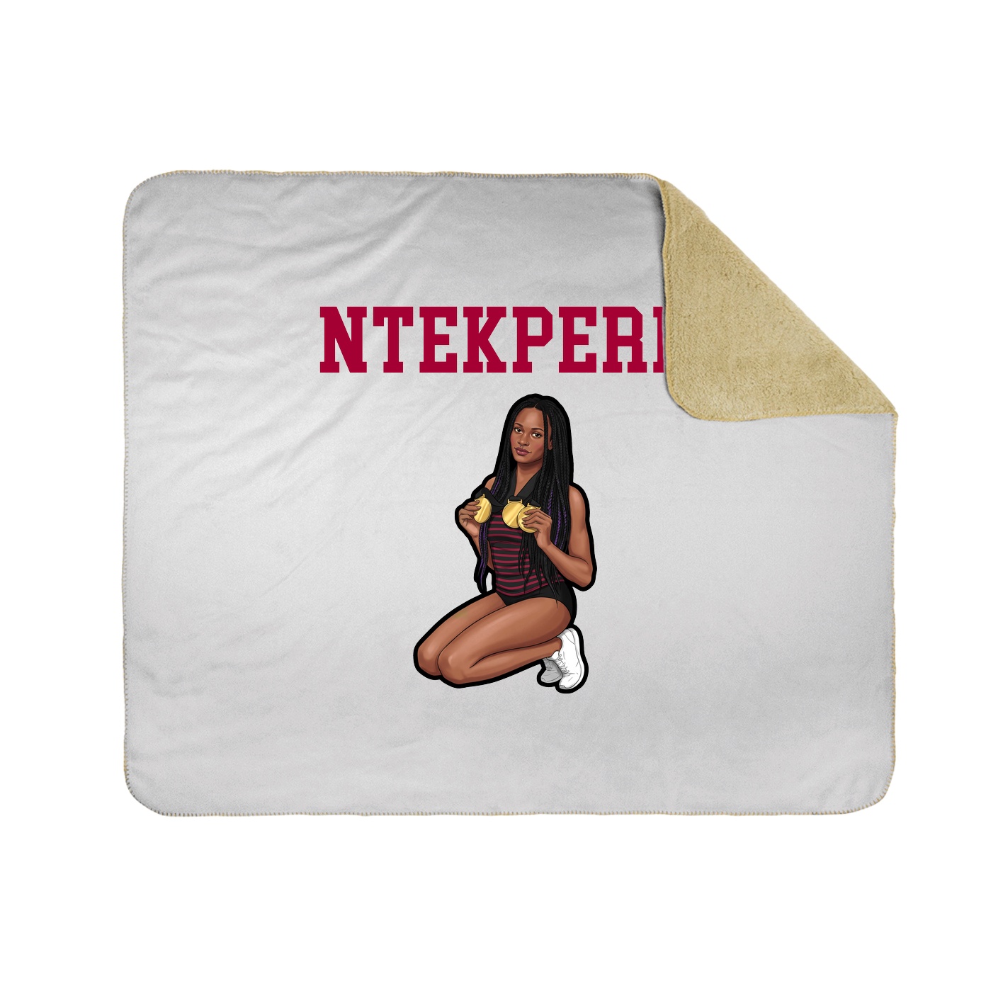 Throw Blanket — Shirsey in White
