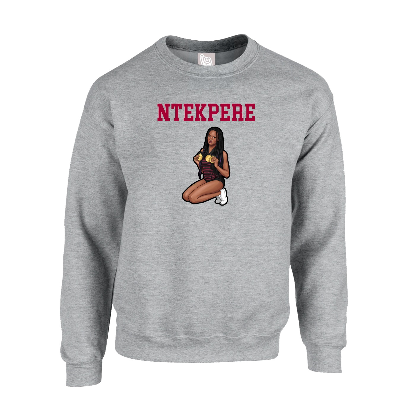 Fleece Crew — Shirsey in Grey