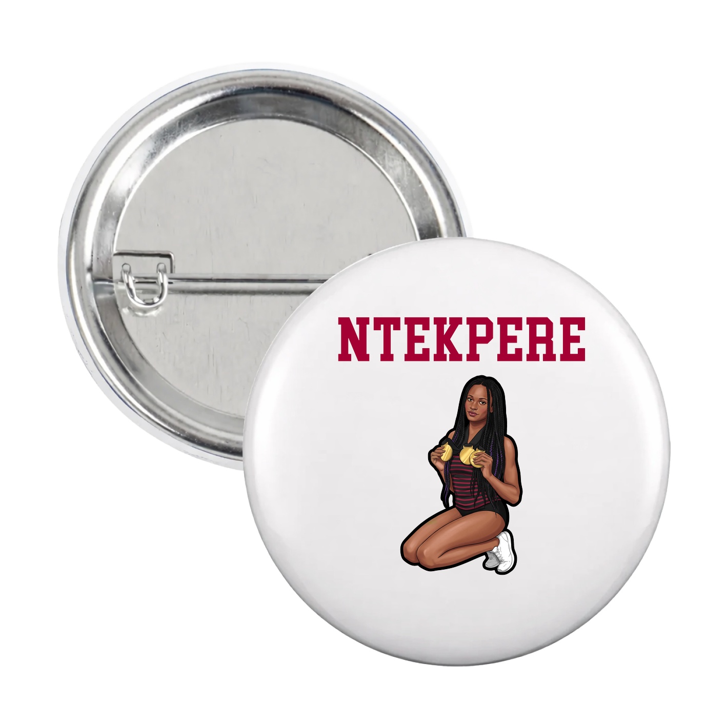 Game Day Button — Shirsey in White