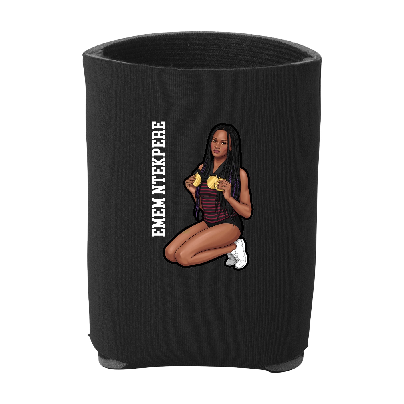 Can Holder — Name Vertical in Black