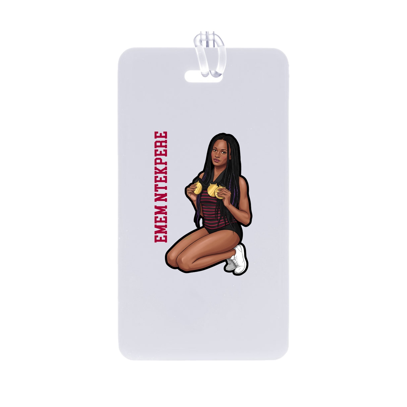 Bag Tag — Name Vertical in Classic