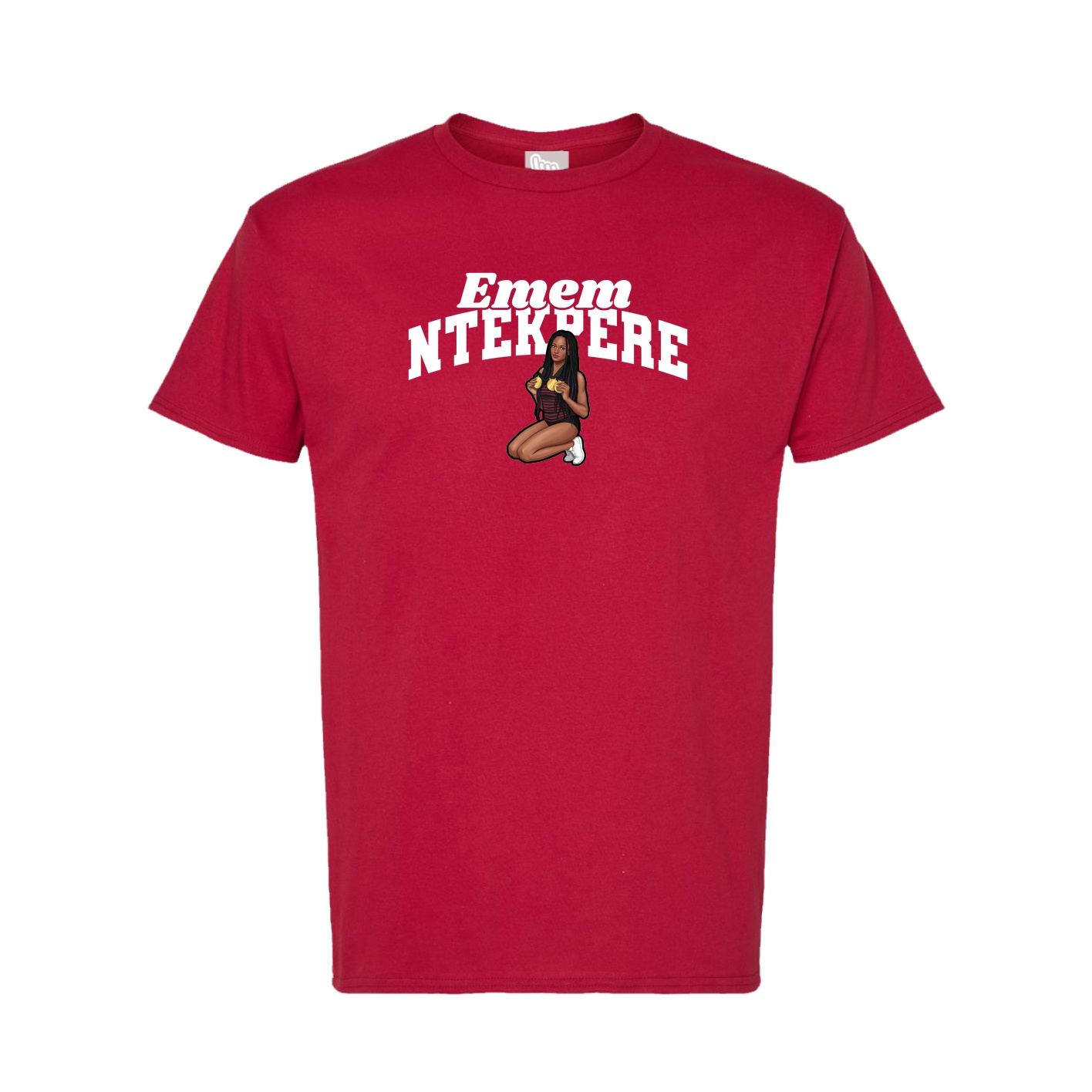 Tee — Signature Arch in Crimson