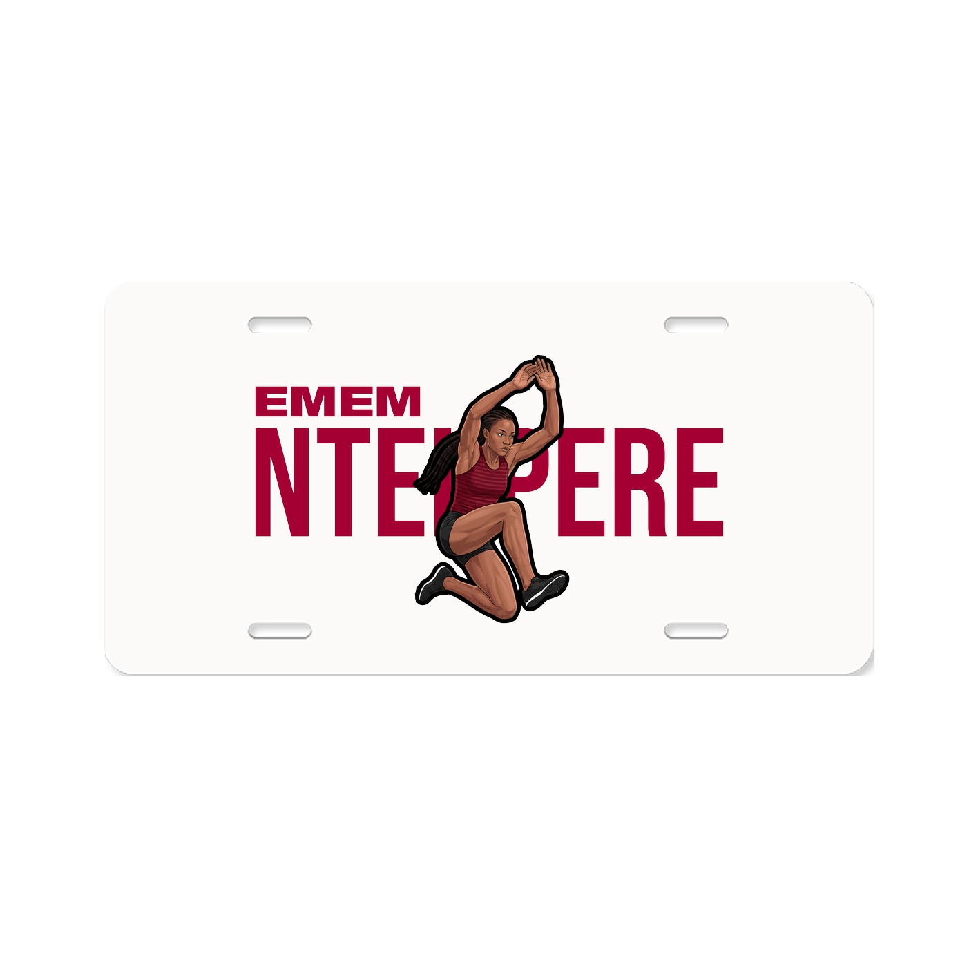 License Plate — Player Name in Classic