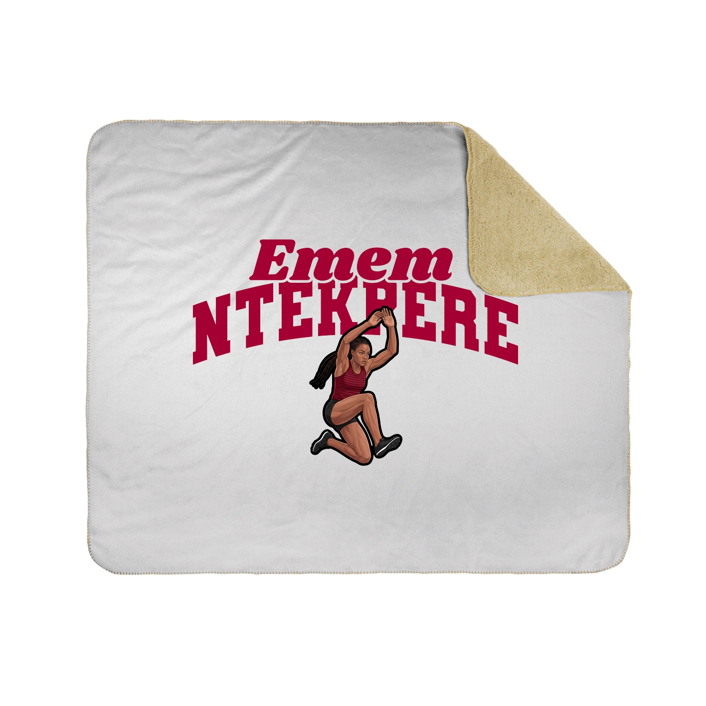 Throw Blanket — Signature Arch in White