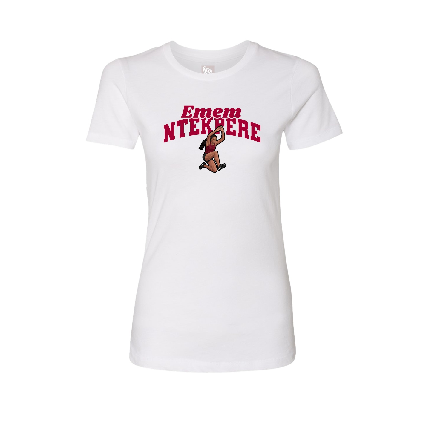 Womens Tee — Signature Arch in White