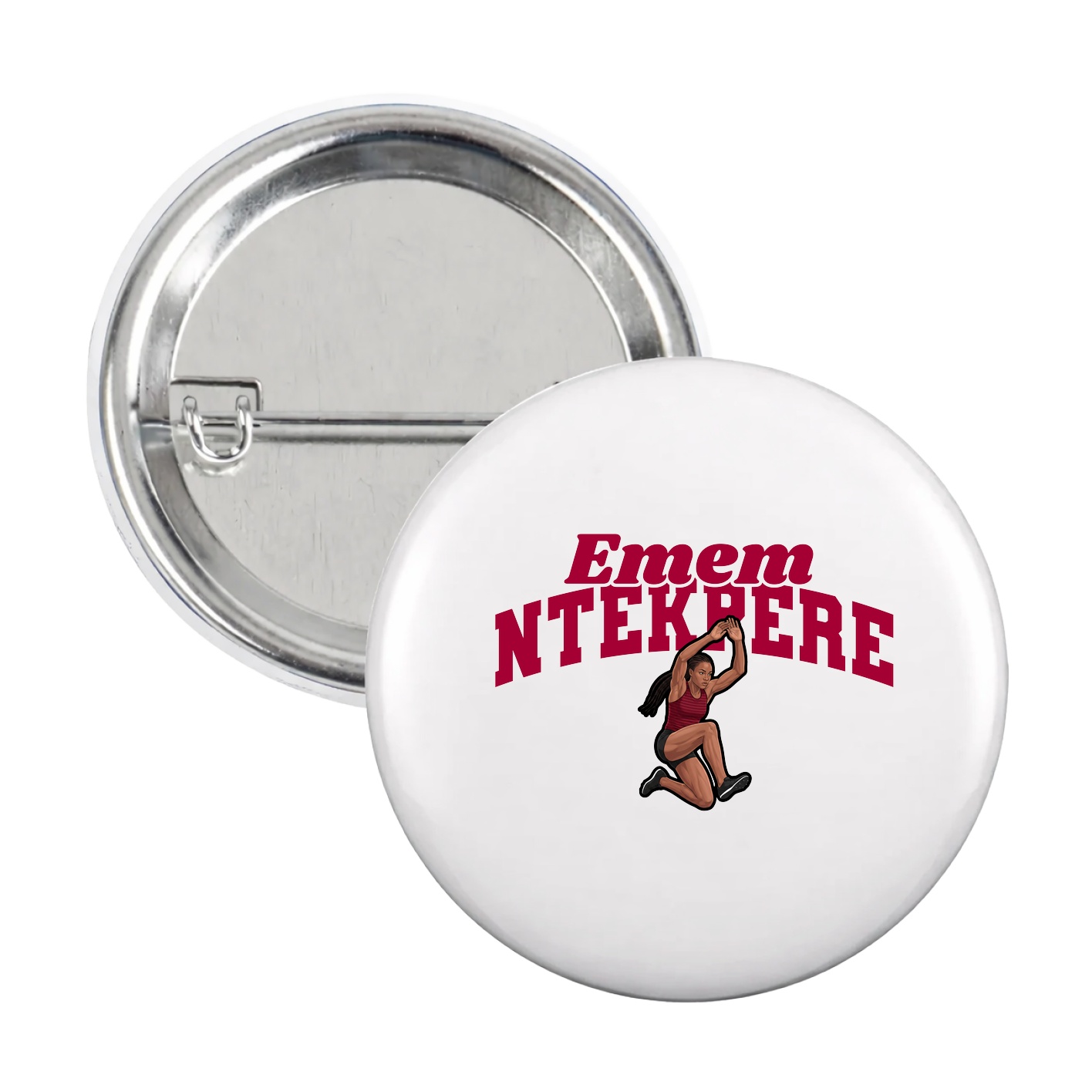 Game Day Button — Signature Arch in White