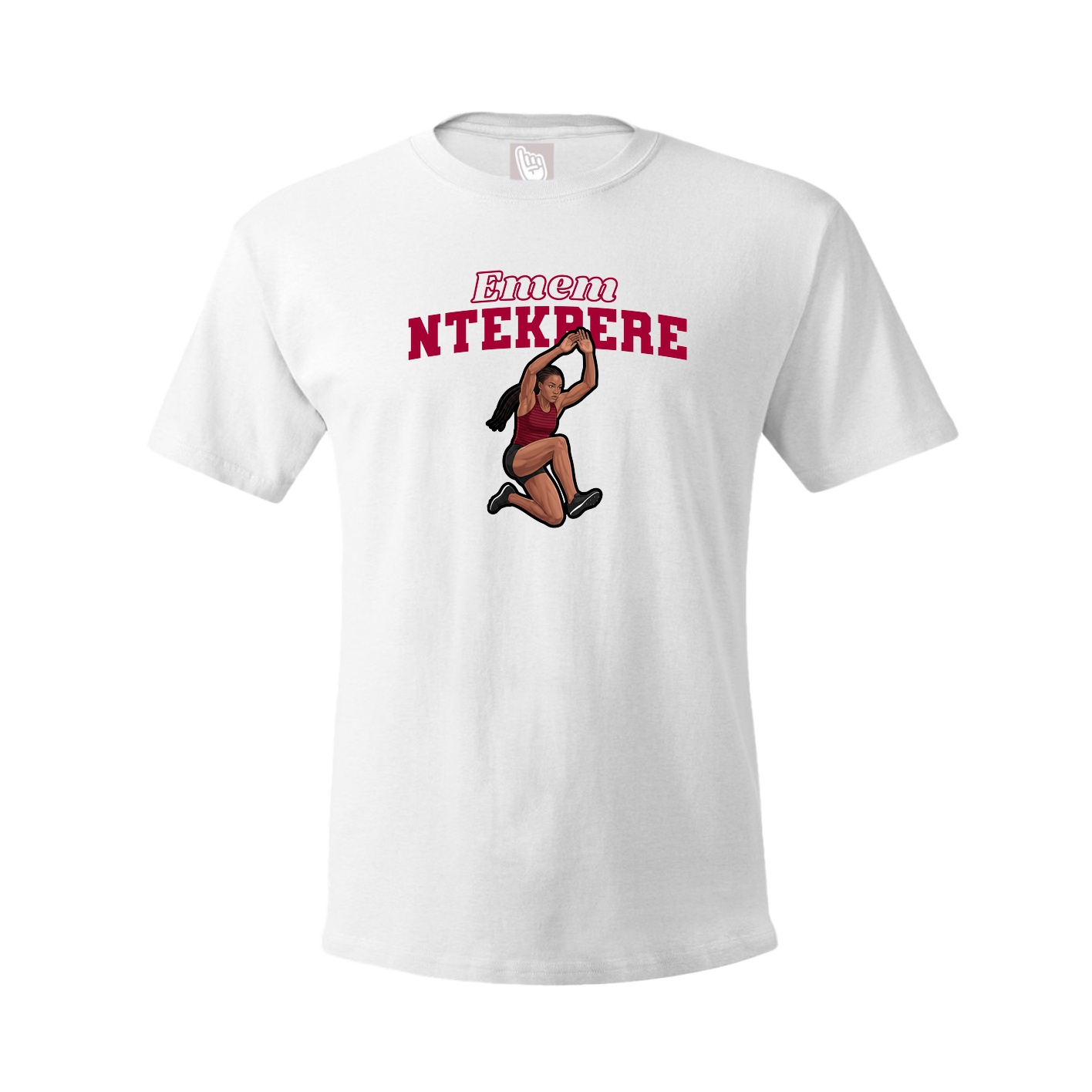Tee — Name Arch in White