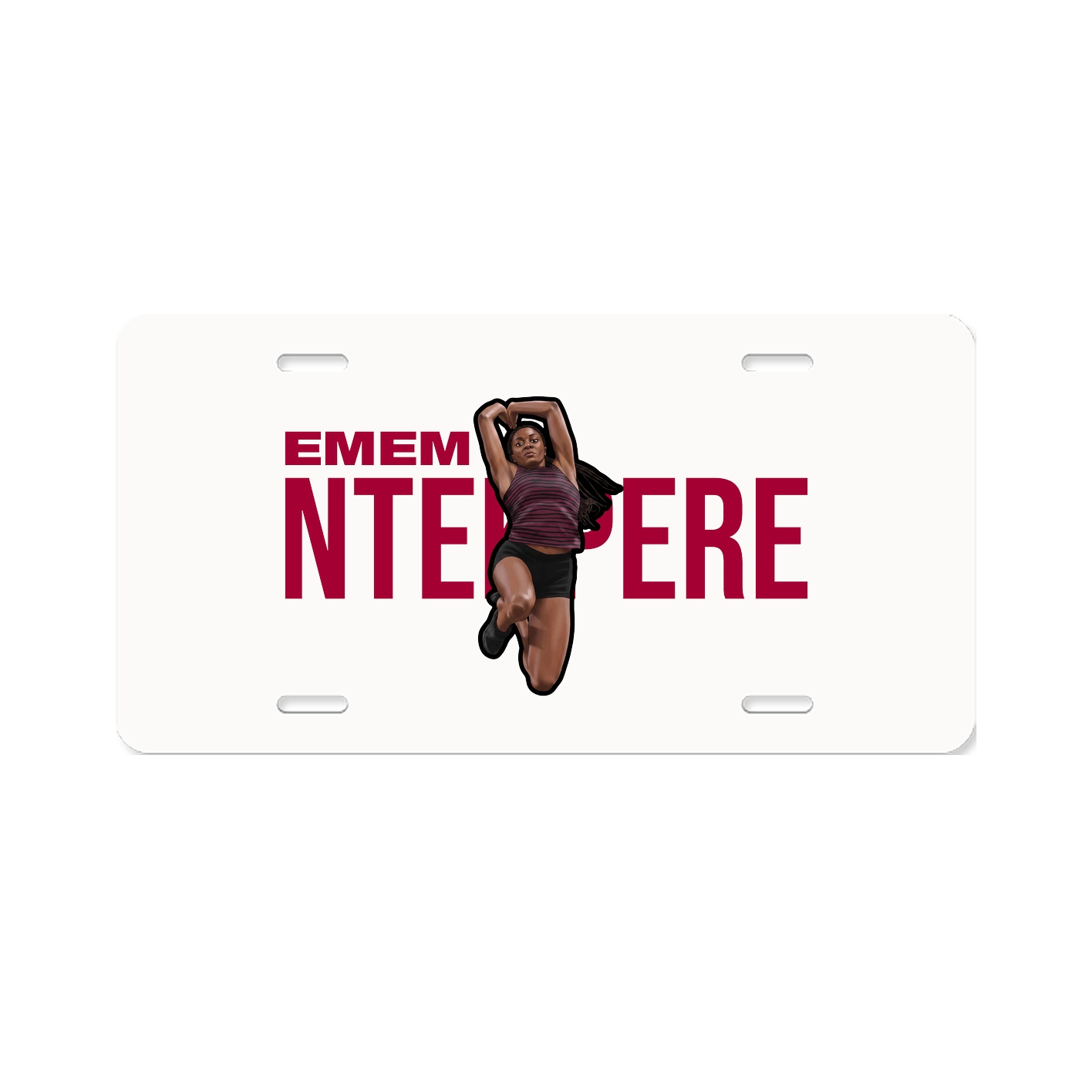 License Plate — Player Name in Classic