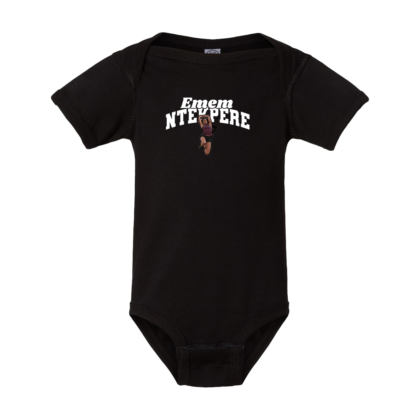 Baby Onesie — Signature Arch in Black