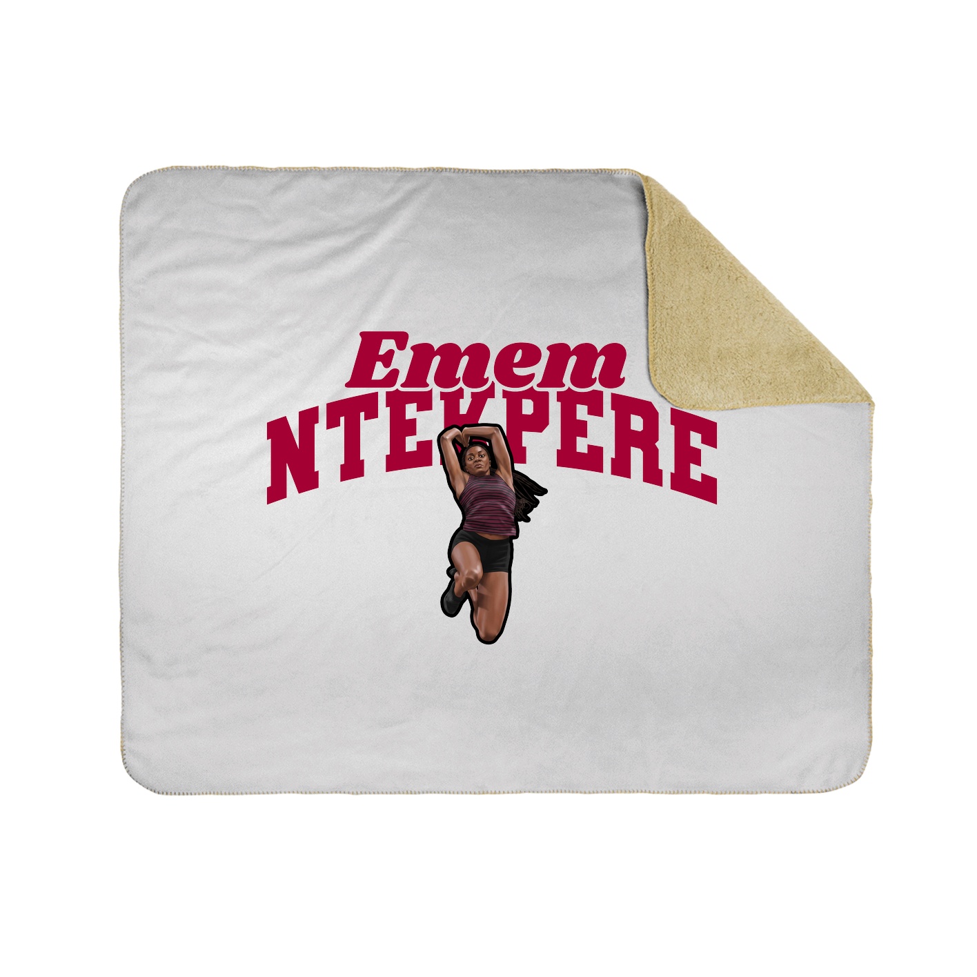 Throw Blanket — Signature Arch in White